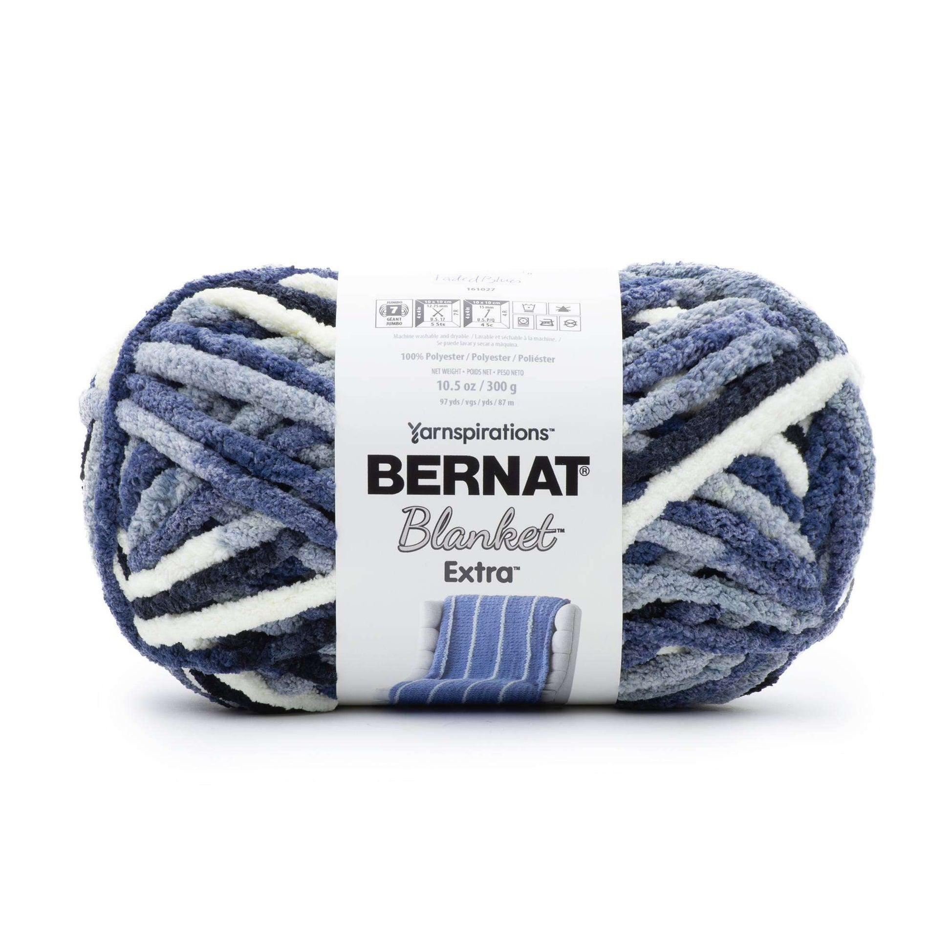 Bernat Blanket Extra Yarn-Black, 1 count - Food 4 Less