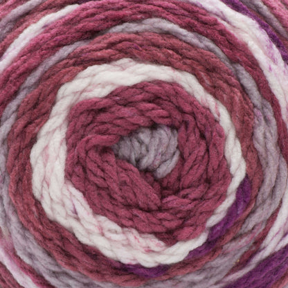 Bernat Softee Chunky Stripes Yarn (300g/10.5oz) - Discontinued Velvet Roses
