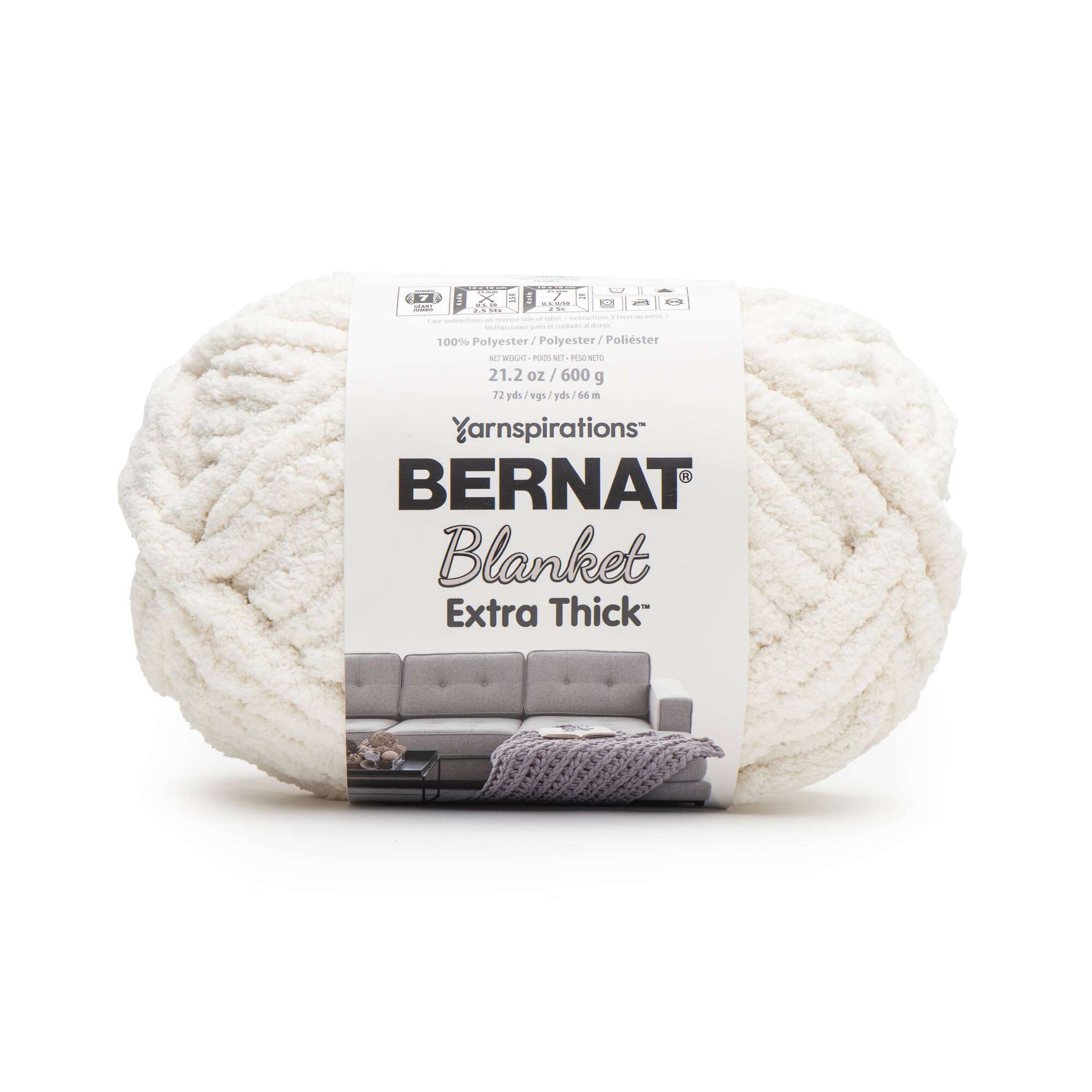 Bernat Blanket Extra Thick Yarn (600g/21.2oz) | Yarnspirations