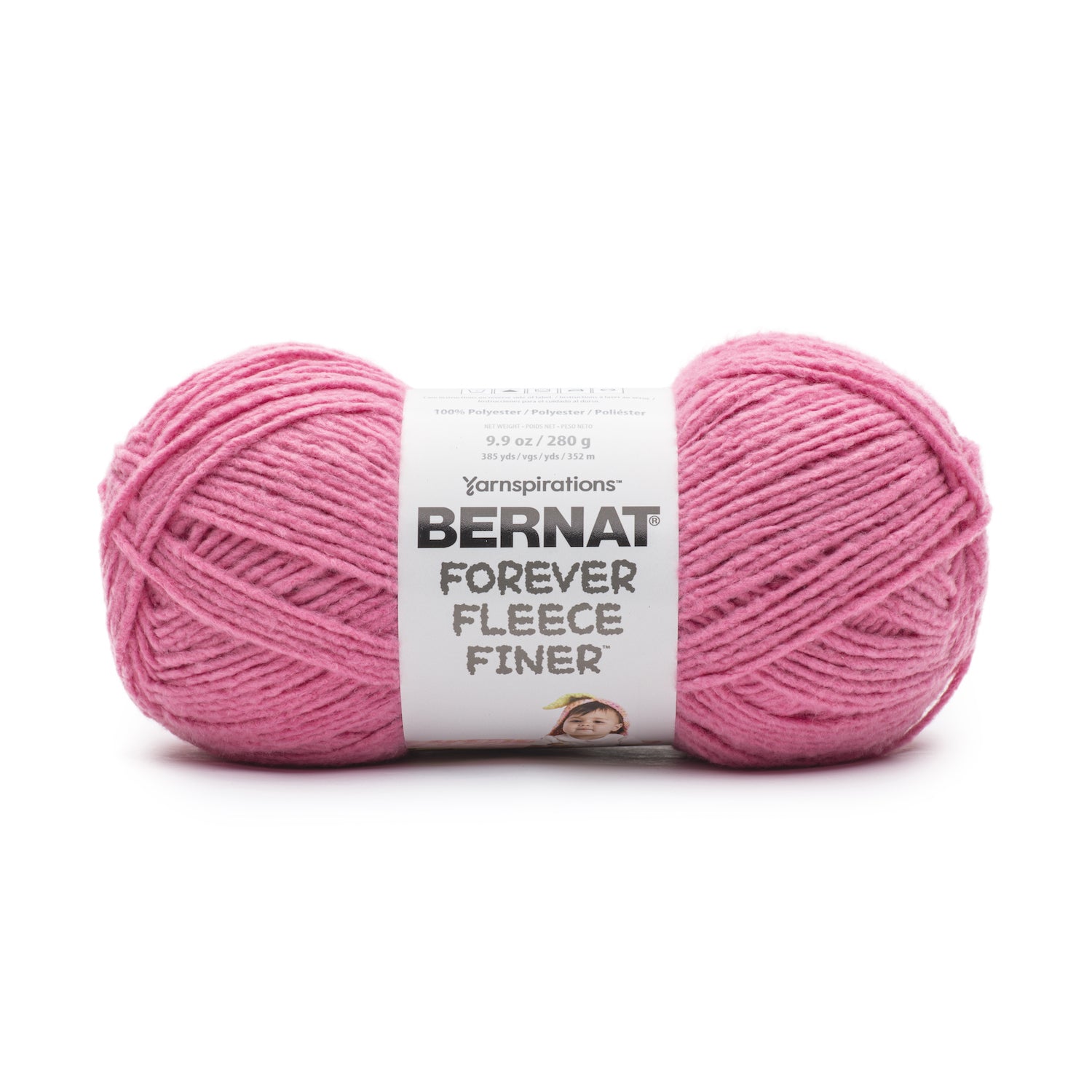 Bernat® Forever Fleece™ #6 Super Bulky Polyester Yarn, Juniper 9.9oz/280g,  194 Yards (2 Pack) 