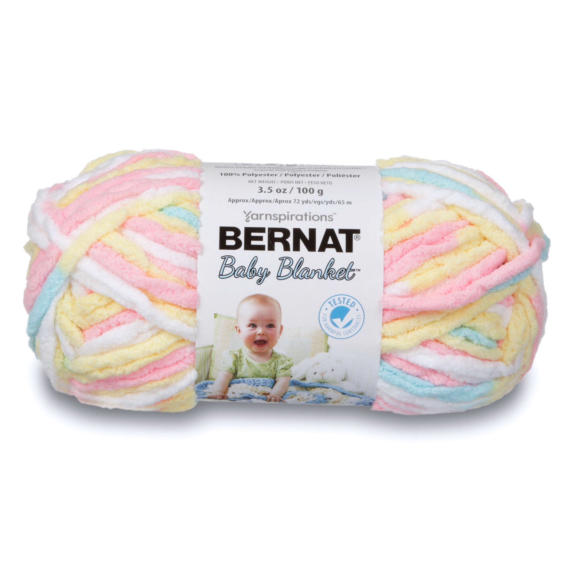 Bernat Baby Blanket Yarn 6-pack - Little Denim Print - 9001044