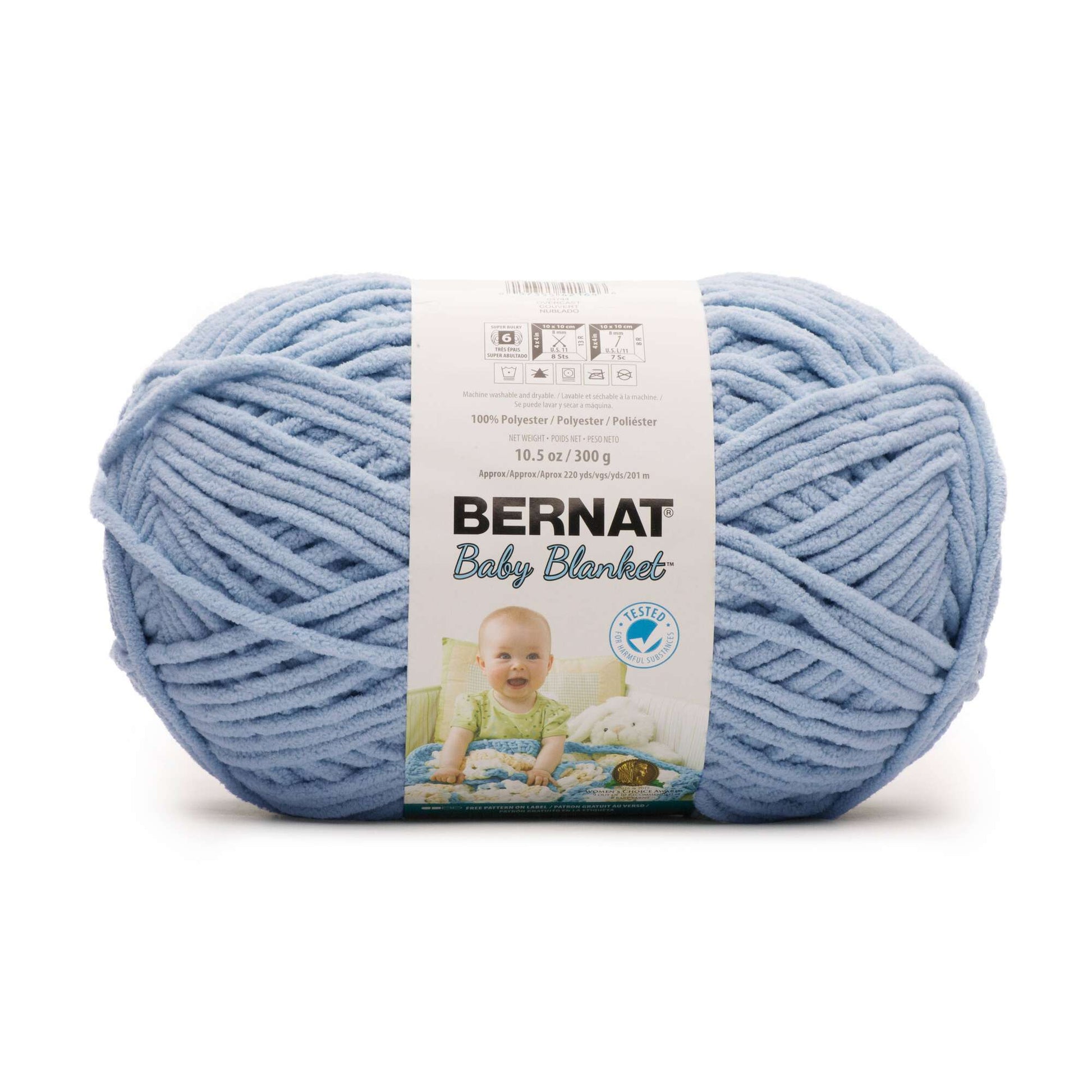 Bernat Baby Blanket Yarn - Pink/Blue