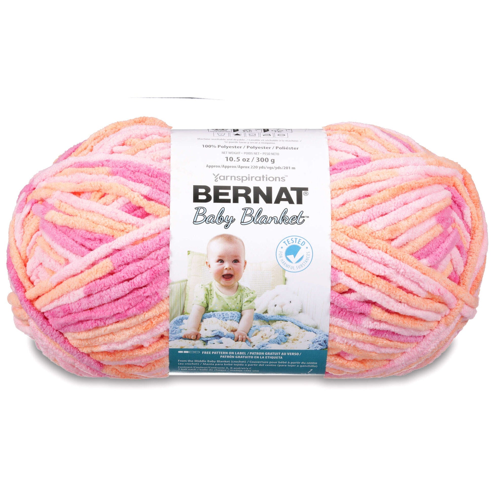 Bernat Bundle Up Yarn 100% Polyester, 8.8 oz (Multicolor Choice) New!