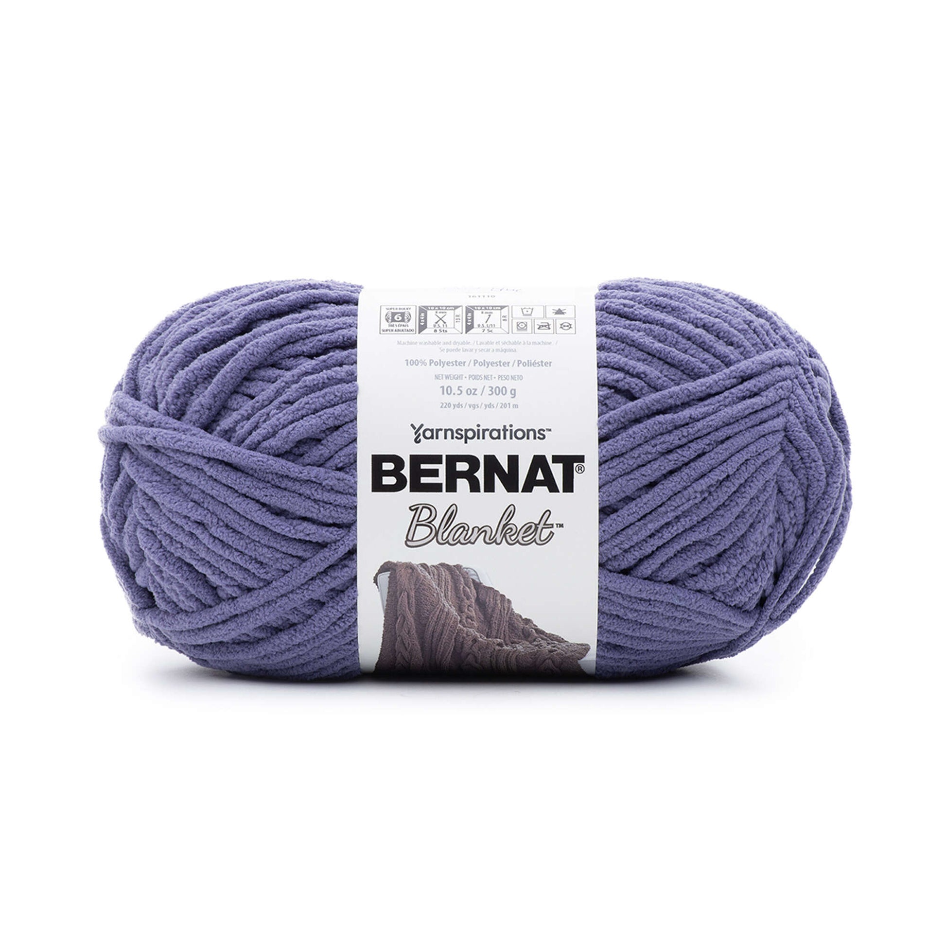 Bernat® Blanket™ #6 Super Bulky Polyester Yarn, Orange Leaf 10.5oz/300g,  220 Yards (4 Pack)