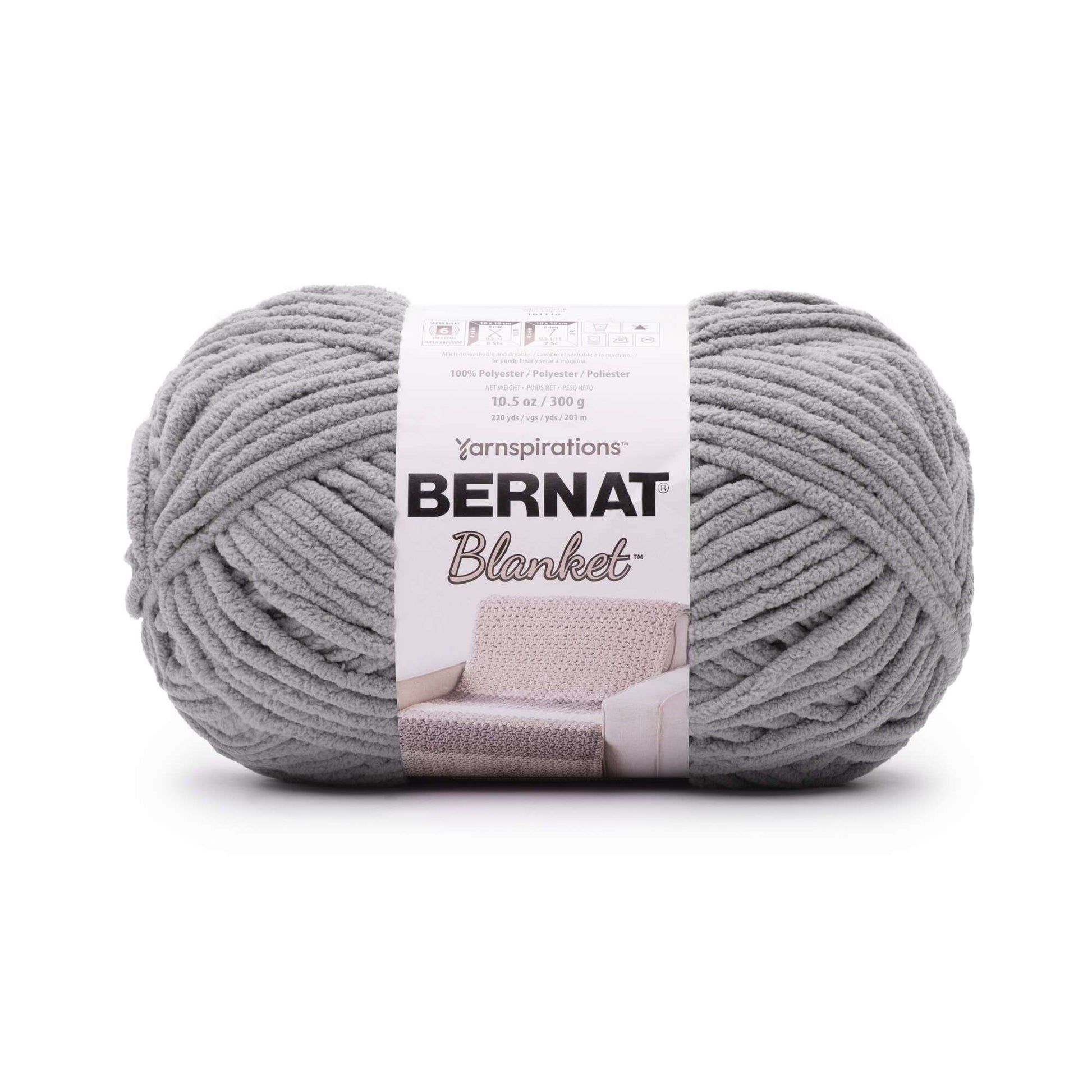 Bernat Blanket Yarn (300g/10.5 oz), Bright Sage