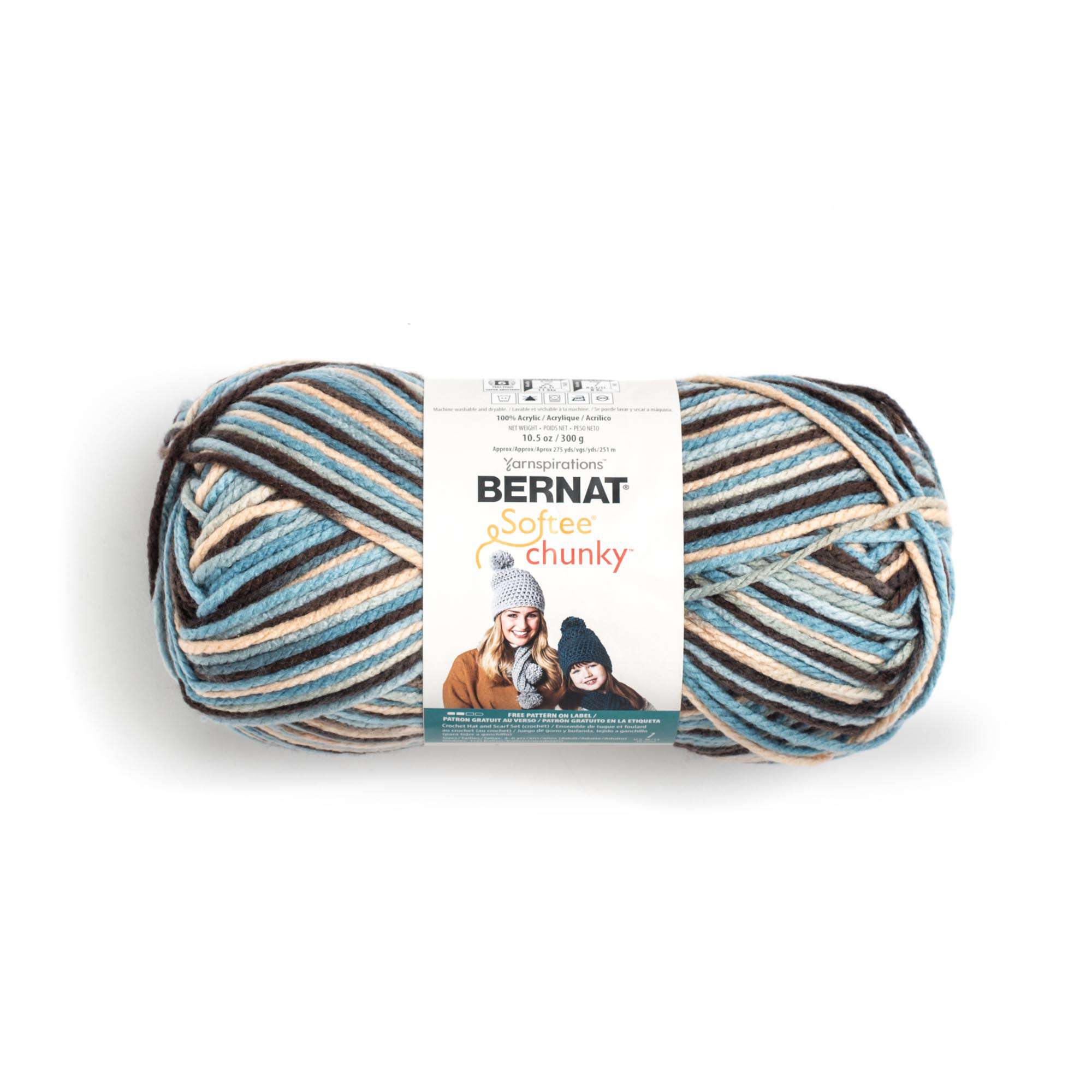 Bernat softee discount chunky yarn ombre