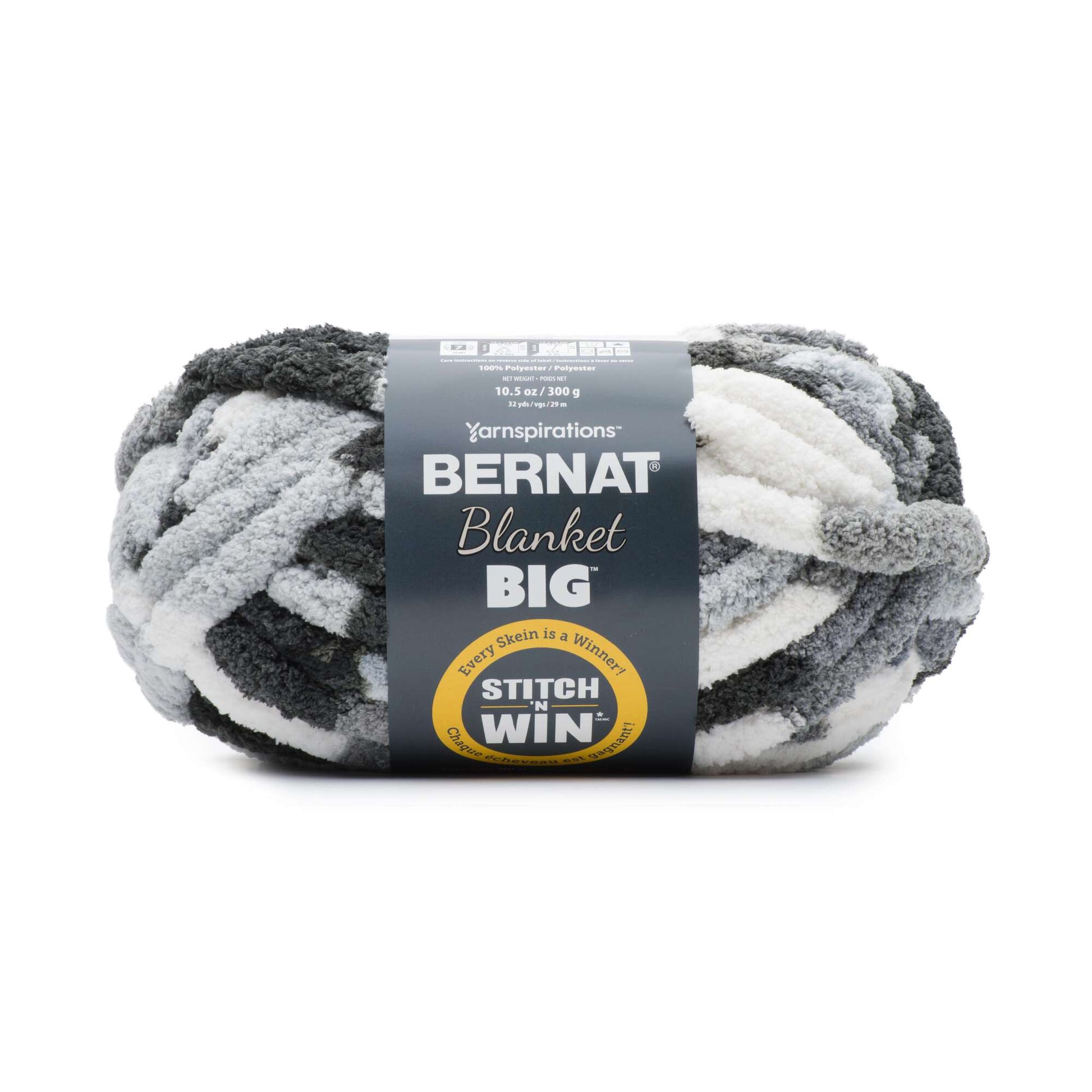 Bernat Blanket Big Yarn, Jumbo #7, 10.6 Oz., Limestone