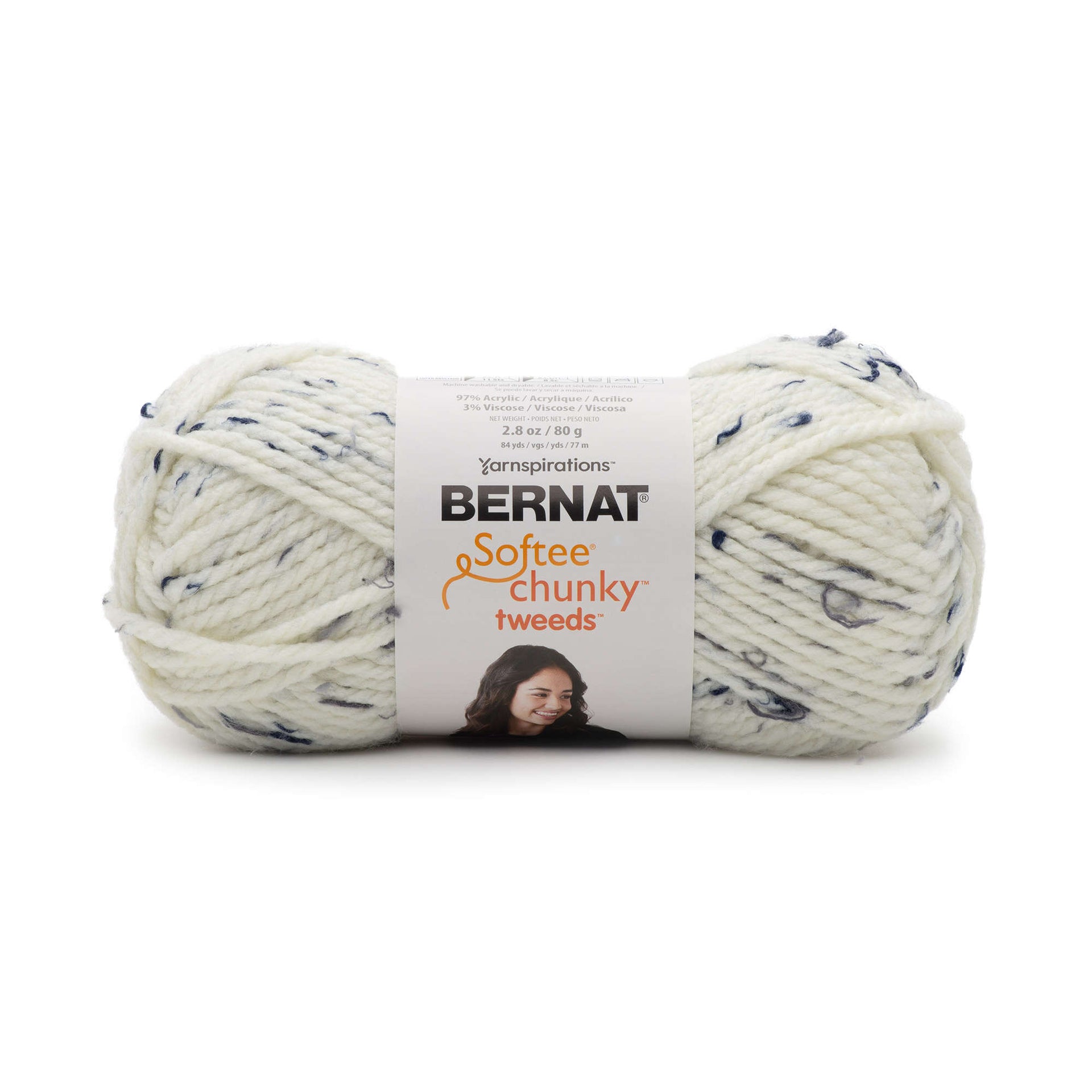 Bernat Softee Chunky Tweeds Yarn – 80g – Hyacinth Tweed – Yarns by  Macpherson