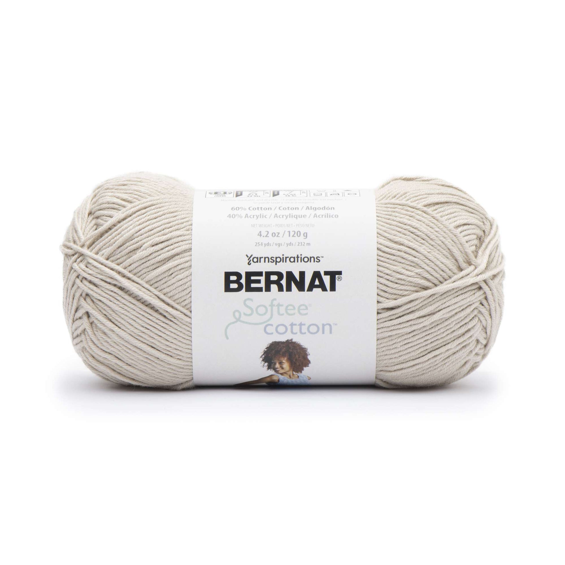 Bernat Softee Cotton Yarn, Golden