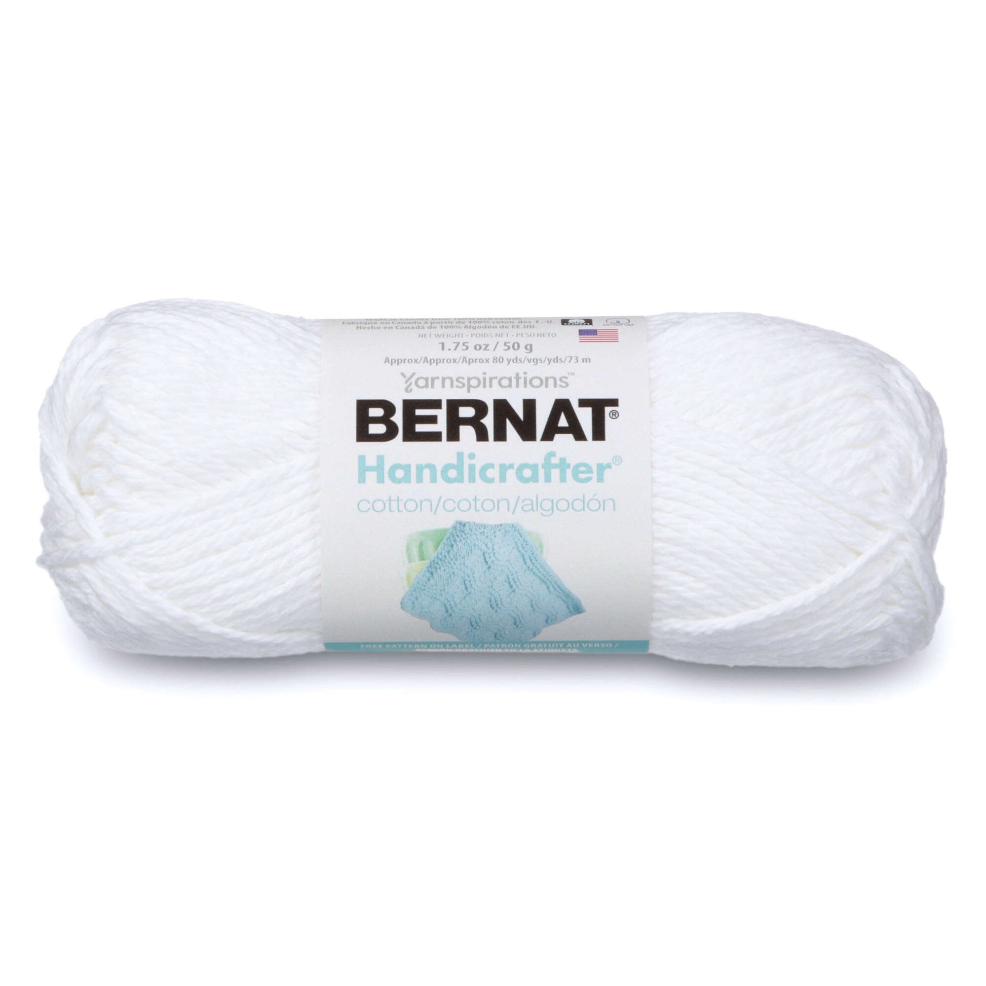 Bernat Handicrafter Cotton Yarn - Solids Tangerine