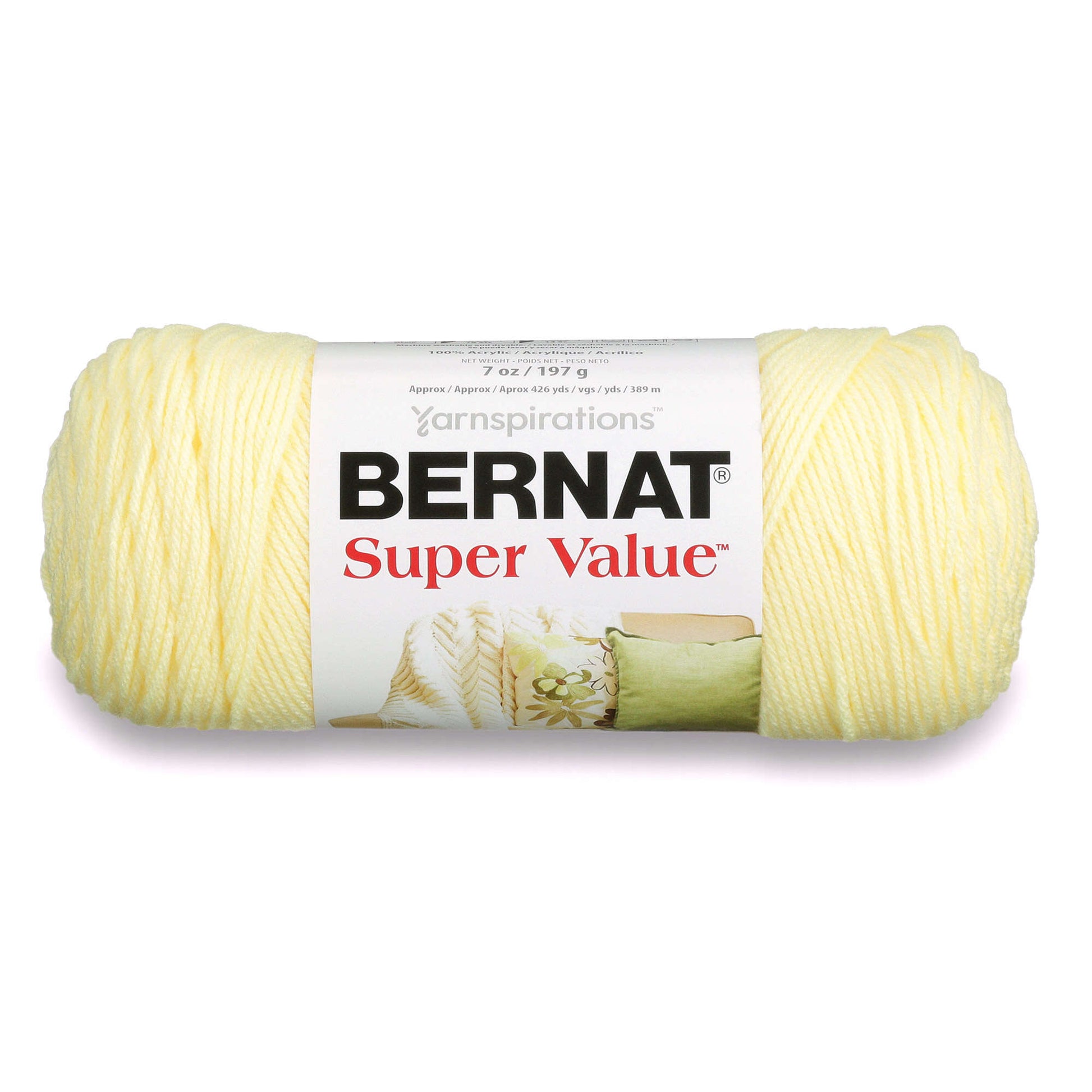 Bernat Super Value Yarn, 3 Pack, Prime Rose 3 Count