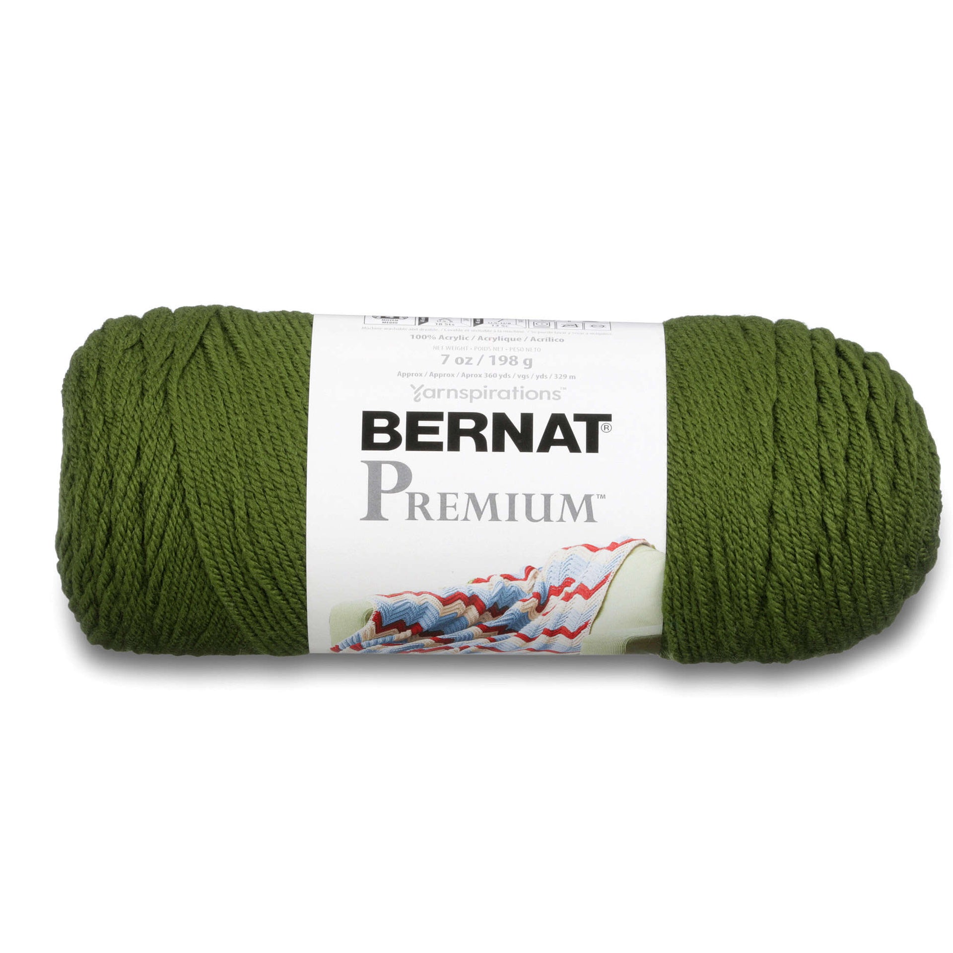 Bernat Super Value Deep Sea Green Yarn - 3 Pack Of 198g/7oz