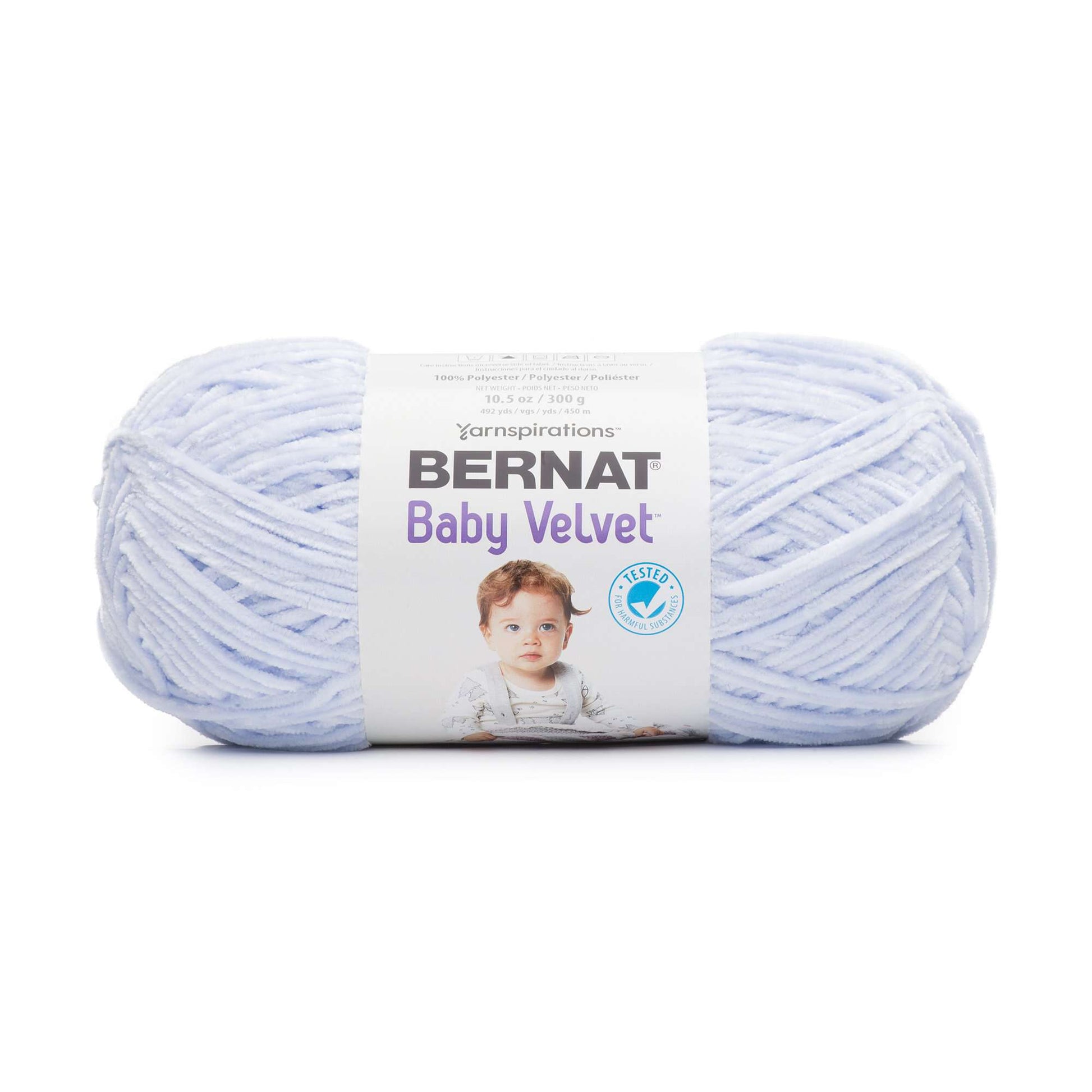 Bernat Baby Velvet Yarn, Size: 7, Gray