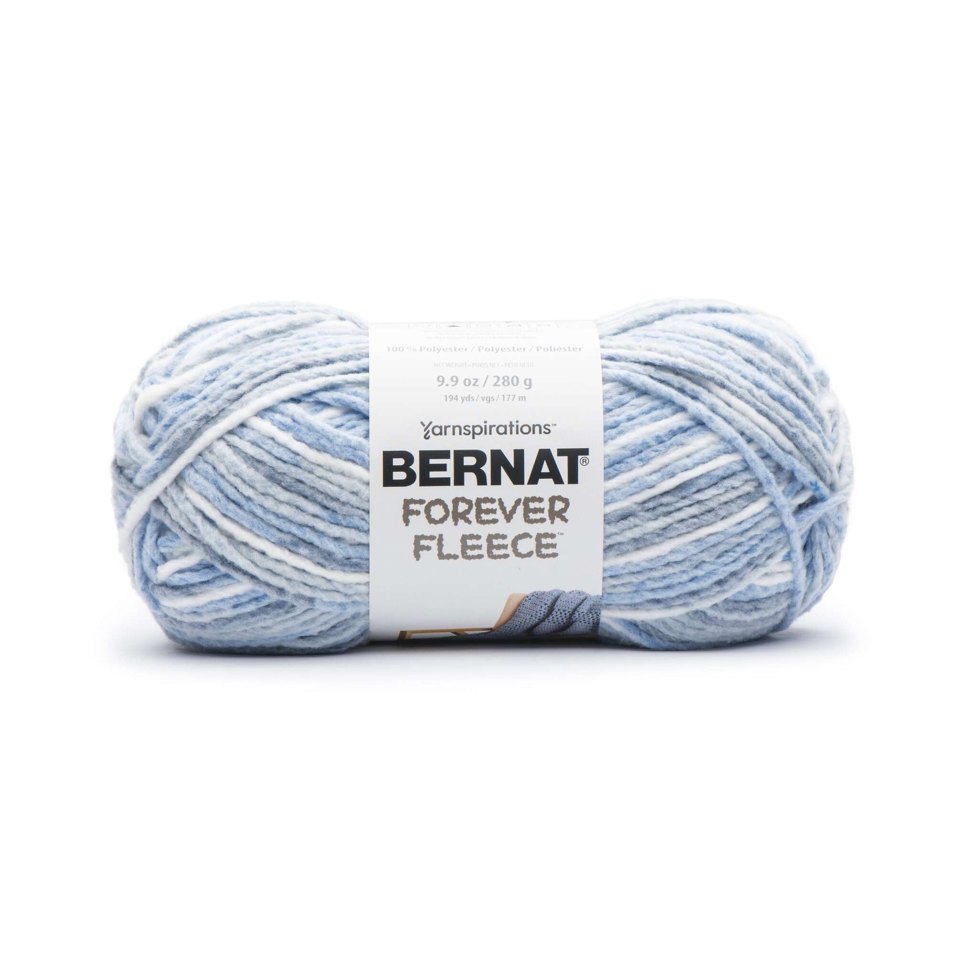 2 Pack Bernat Forever Fleece Yarn-Smoke 166061-61032 - GettyCrafts
