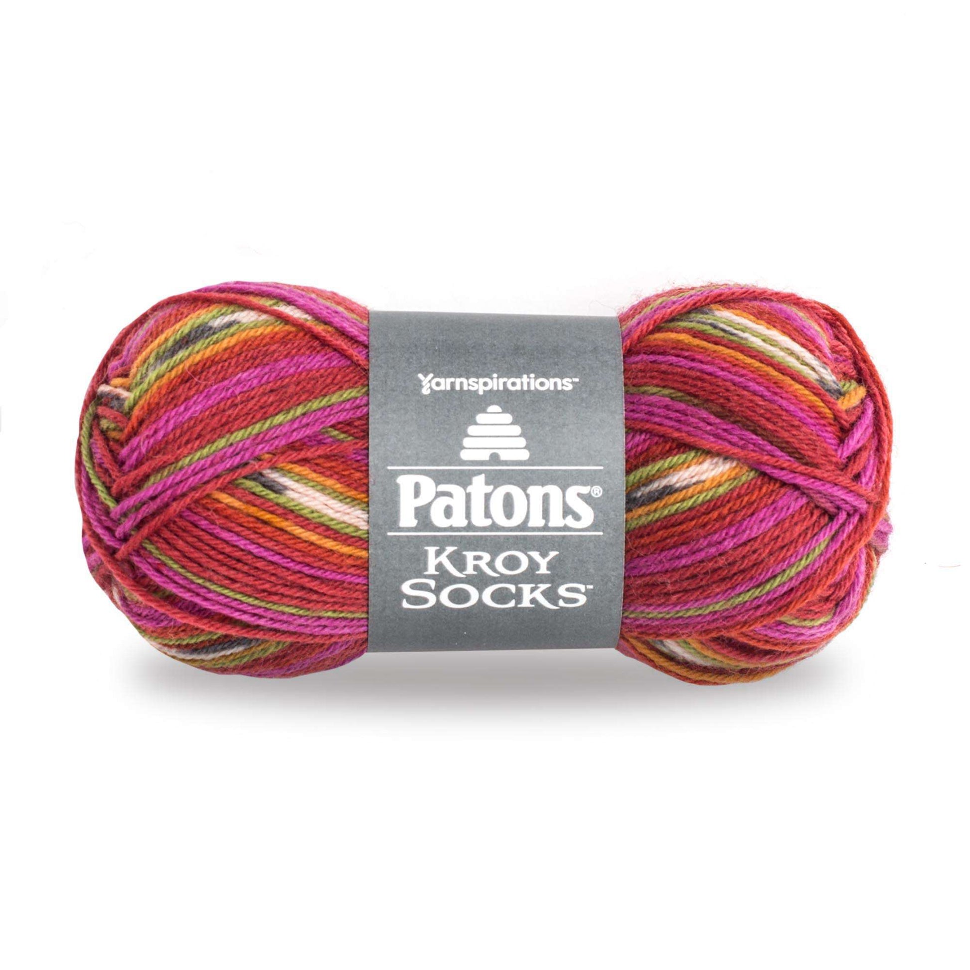 Patons Kroy Socks Yarn - (1) Super Fine Gauge - 1.75 oz - Mexicala - For  Crochet, Knitting & Crafting 