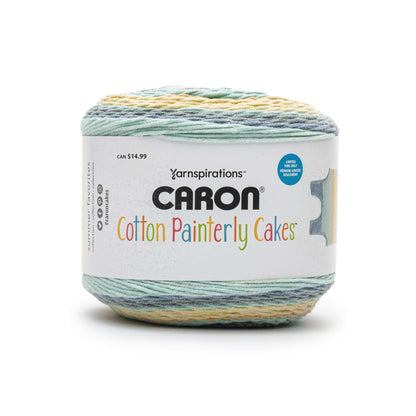 Caron Cotton Painterly Cakes Yarn - Discontinued shades Shimm Pond