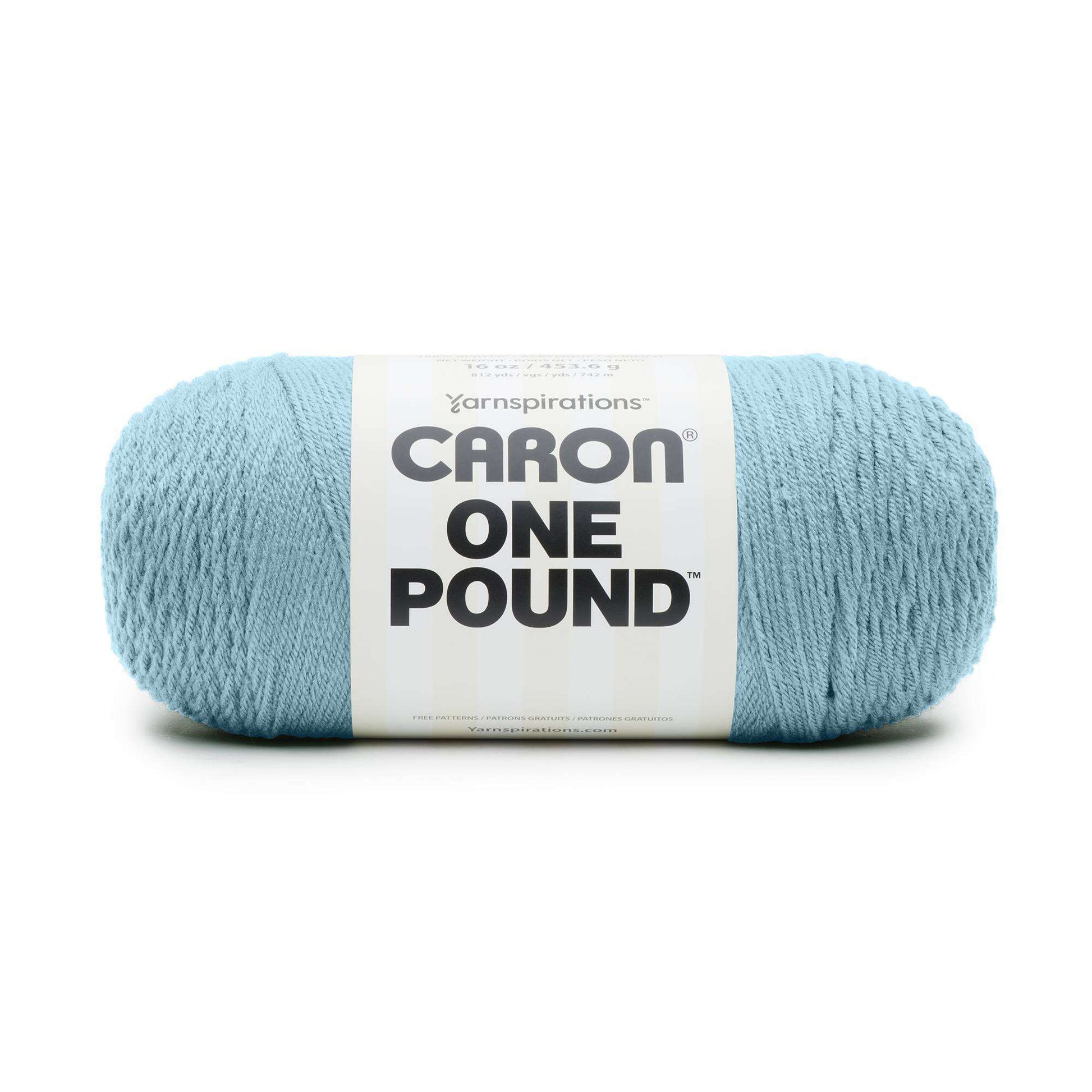 Caron One Pound Midnight Blue Yarn - 2 Pack of 454g/16oz - Acrylic