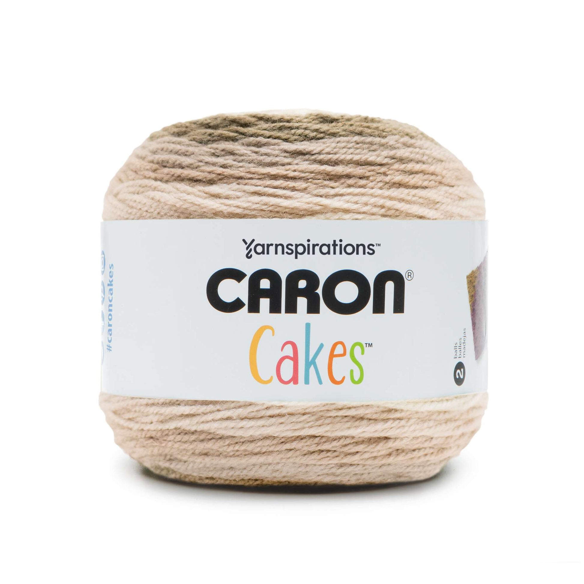  Caron Chunky Cakes Self Striping Yarn (Galaxy Macarons)