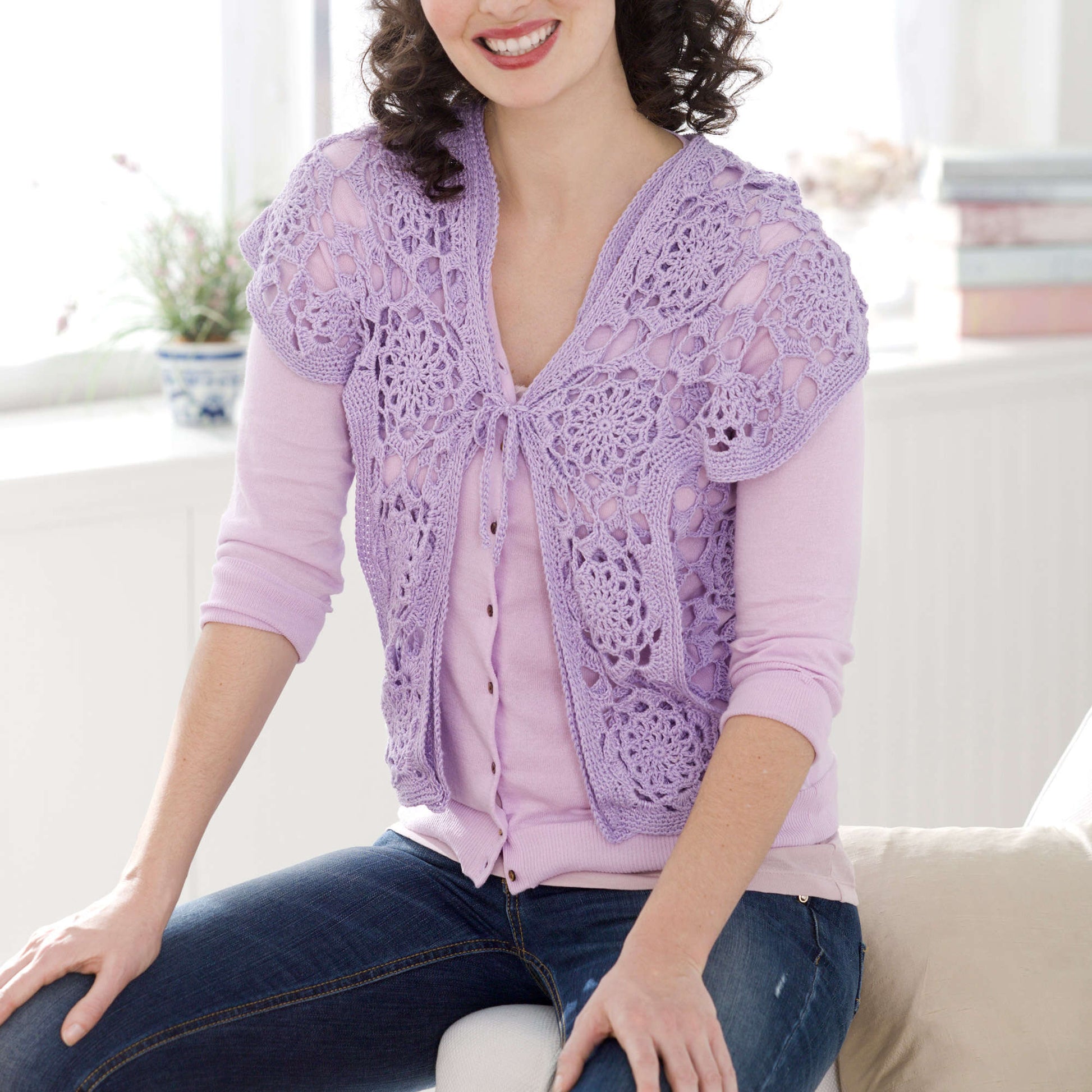 Free Aunt Lydia's Lovely Lace Vest Pattern