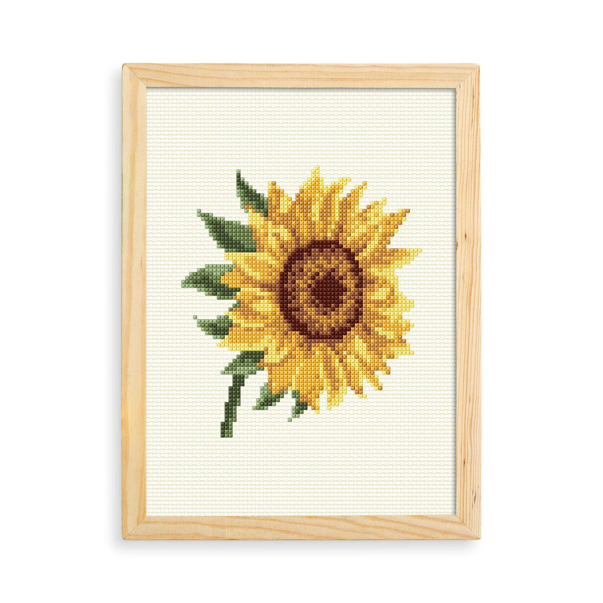 Anchor Sunflower Cross Stitch Design | Yarnspirations