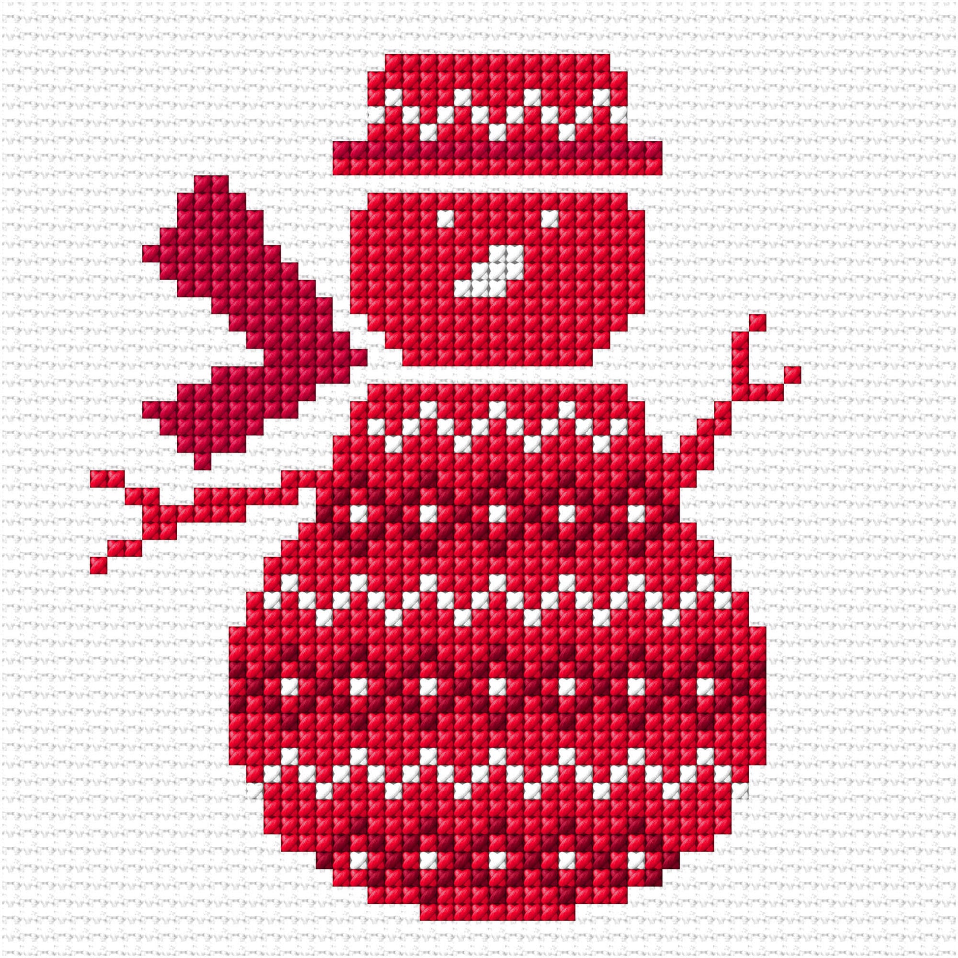 Anchor Embroidery Snowman Cross Stitch