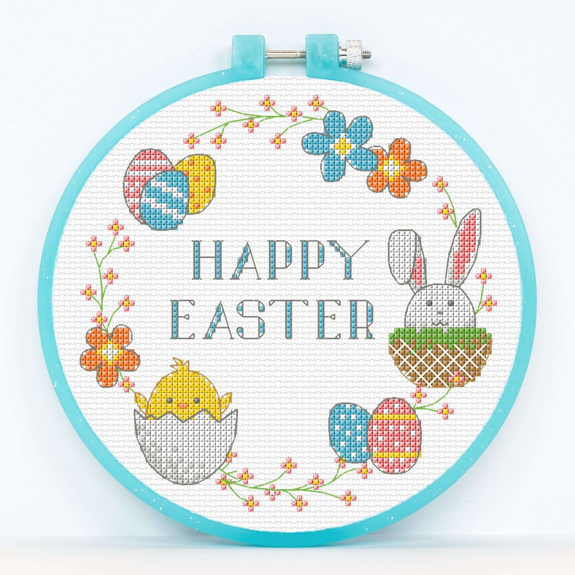 Anchor Happy Easter Cross Stitch Design | Yarnspirations