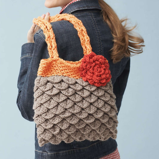 Crochet Bag made in Bernat Super Value yarn