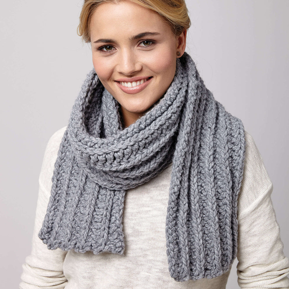 Bernat Cool Day Scarf | Yarnspirations