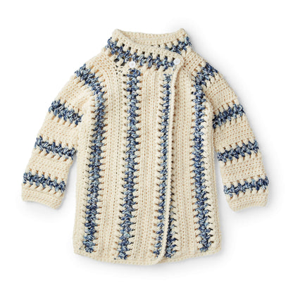 Bernat Running Lines Crochet Jacket L