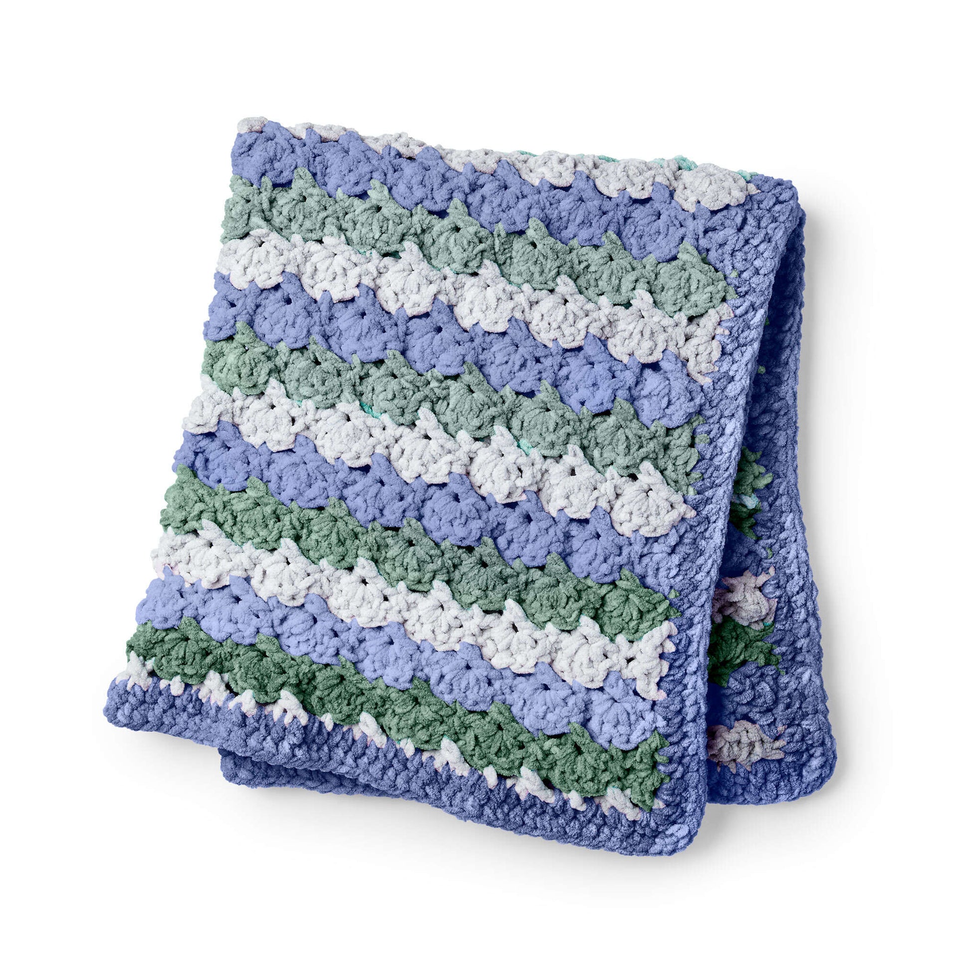 Bernat Baby Blanket Dappled Yarn - Wandering Blue