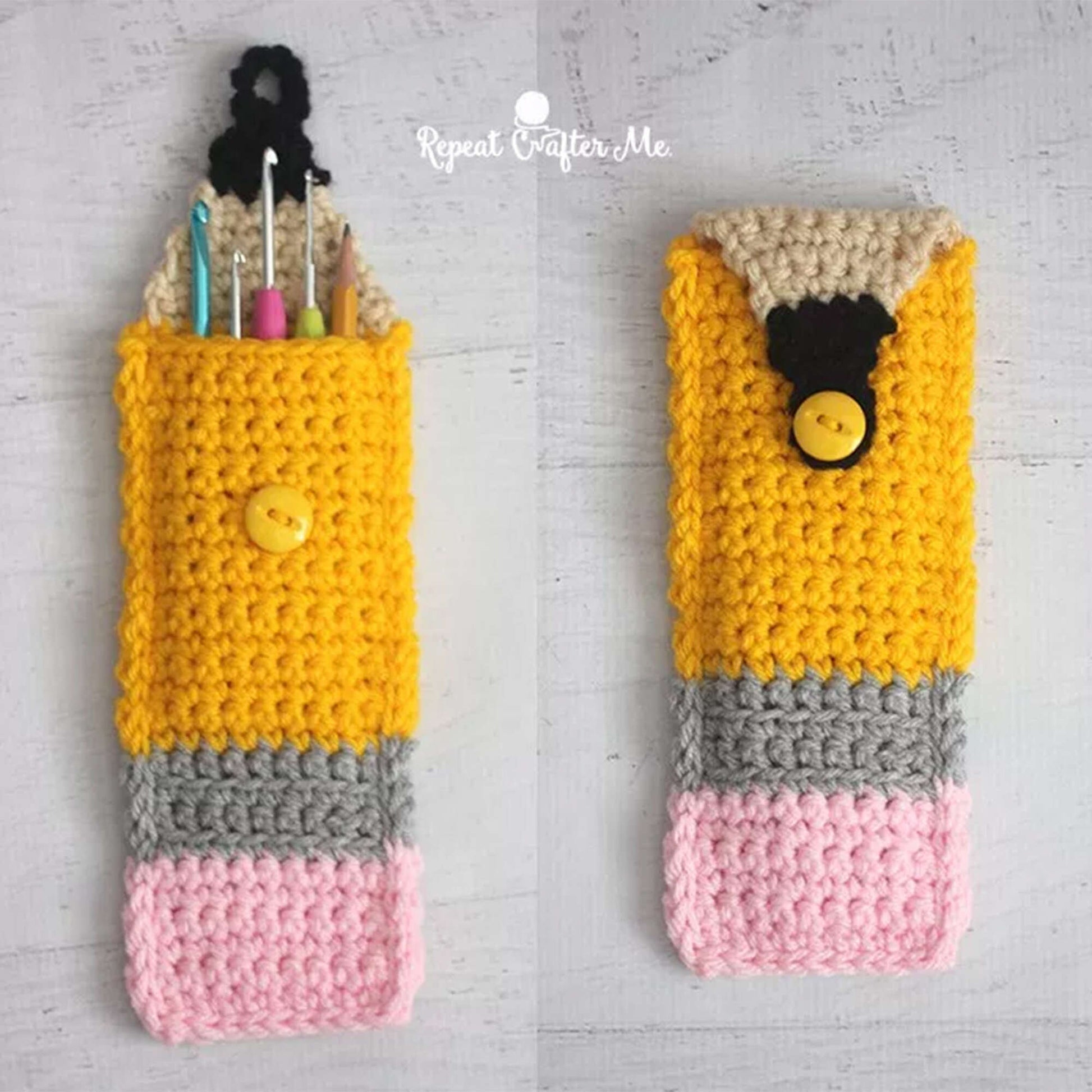 Pencil Case Free Crochet Pattern 