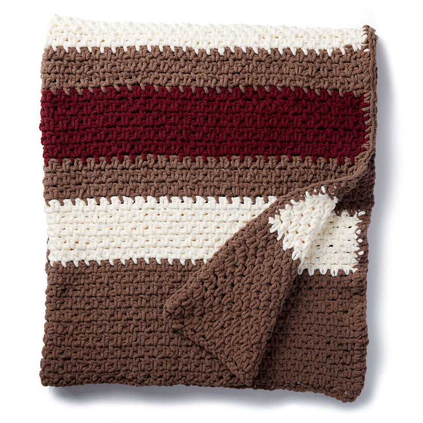 Free Easy Bernat Hibernate Crochet Blanket Crochet Pattern Yarnspirations