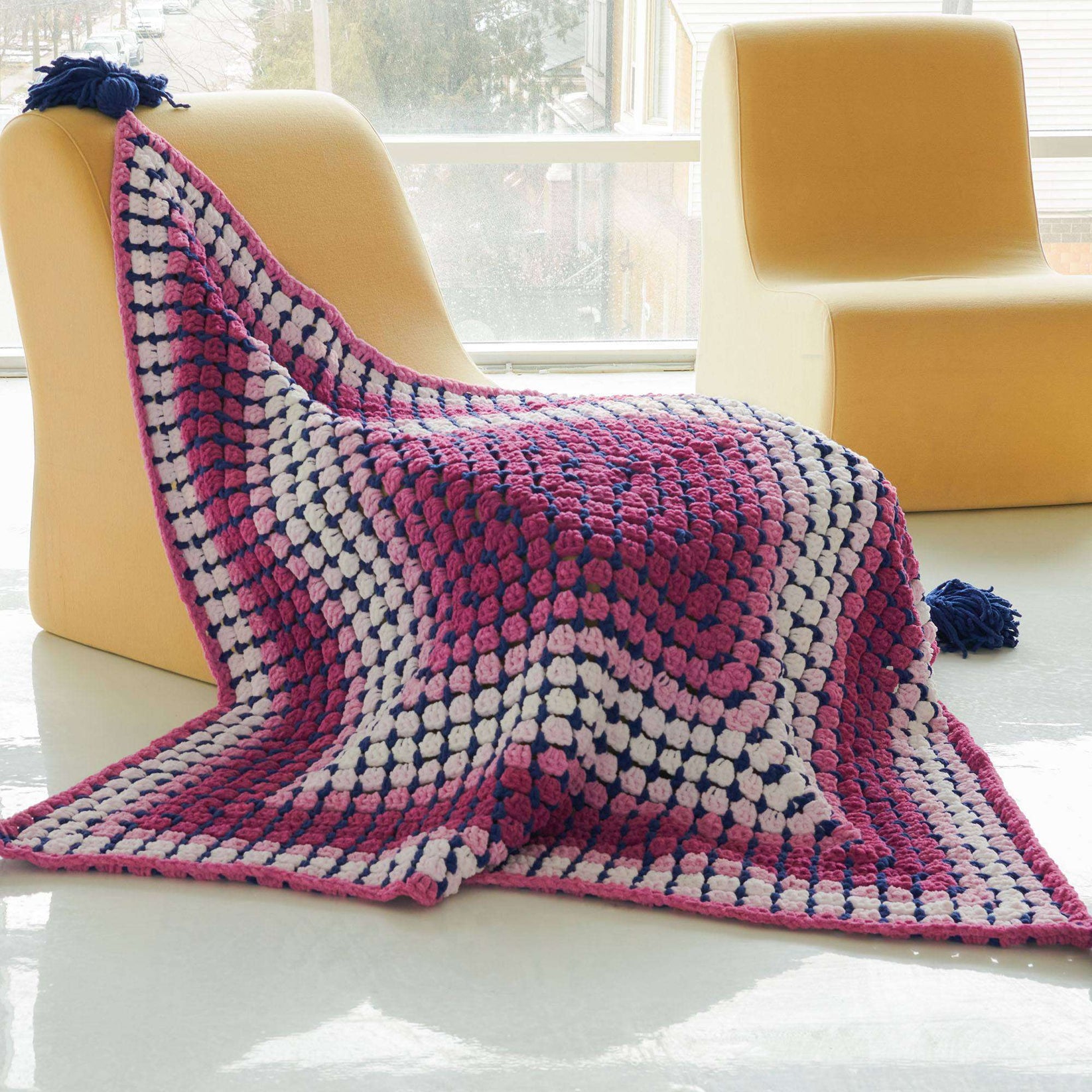 Bernat Just A Phase Crochet Blanket Yarnspirations