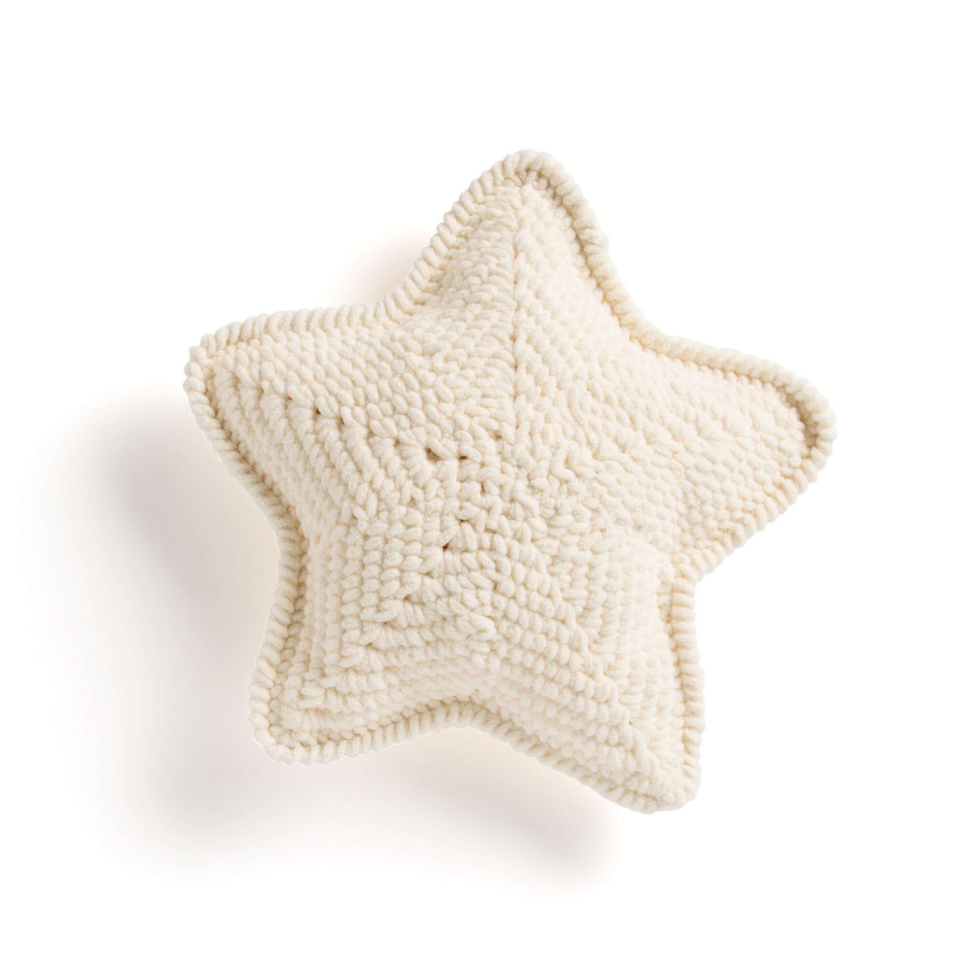 Bernat Crochet Lucky Star Pillow Pattern | Yarnspirations