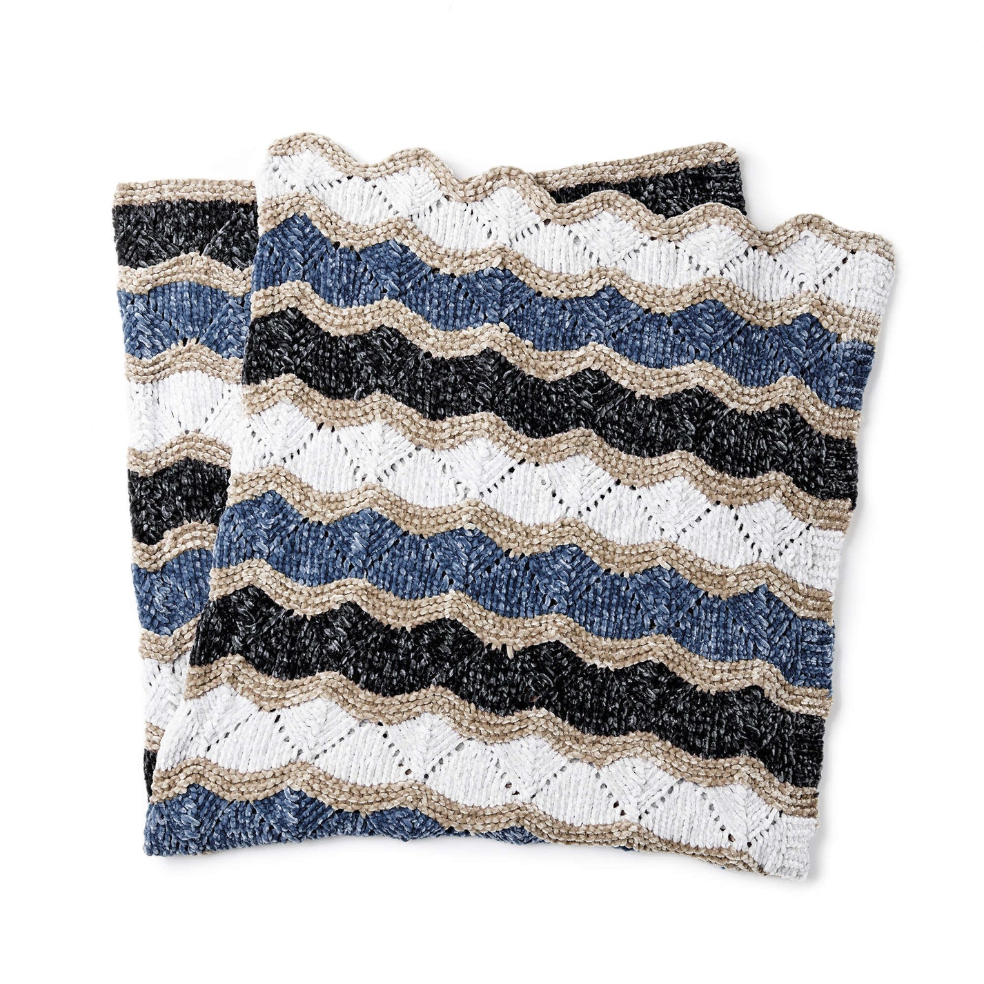 Bernat Knit ZigZag Blanket Yarnspirations