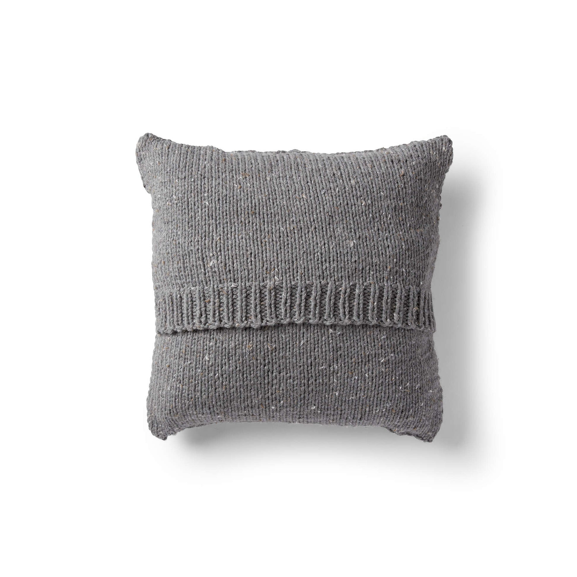 Bernat Woven Stitch Knit Pillow