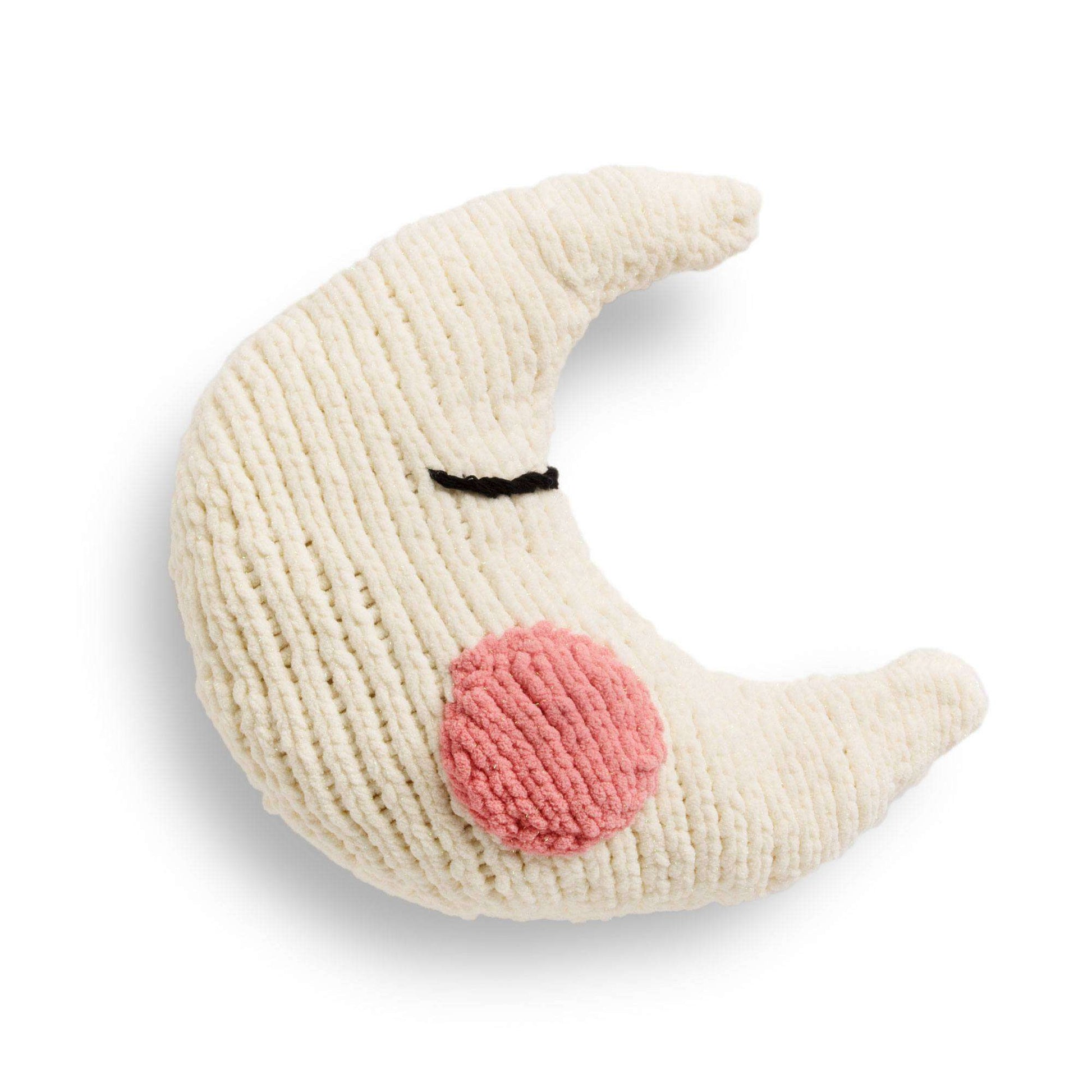 Bernat Knit Moon Baby Pillow | Yarnspirations