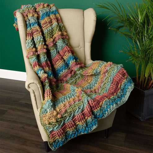 Caron Texture World Crochet Blanket Pattern | Yarnspirations