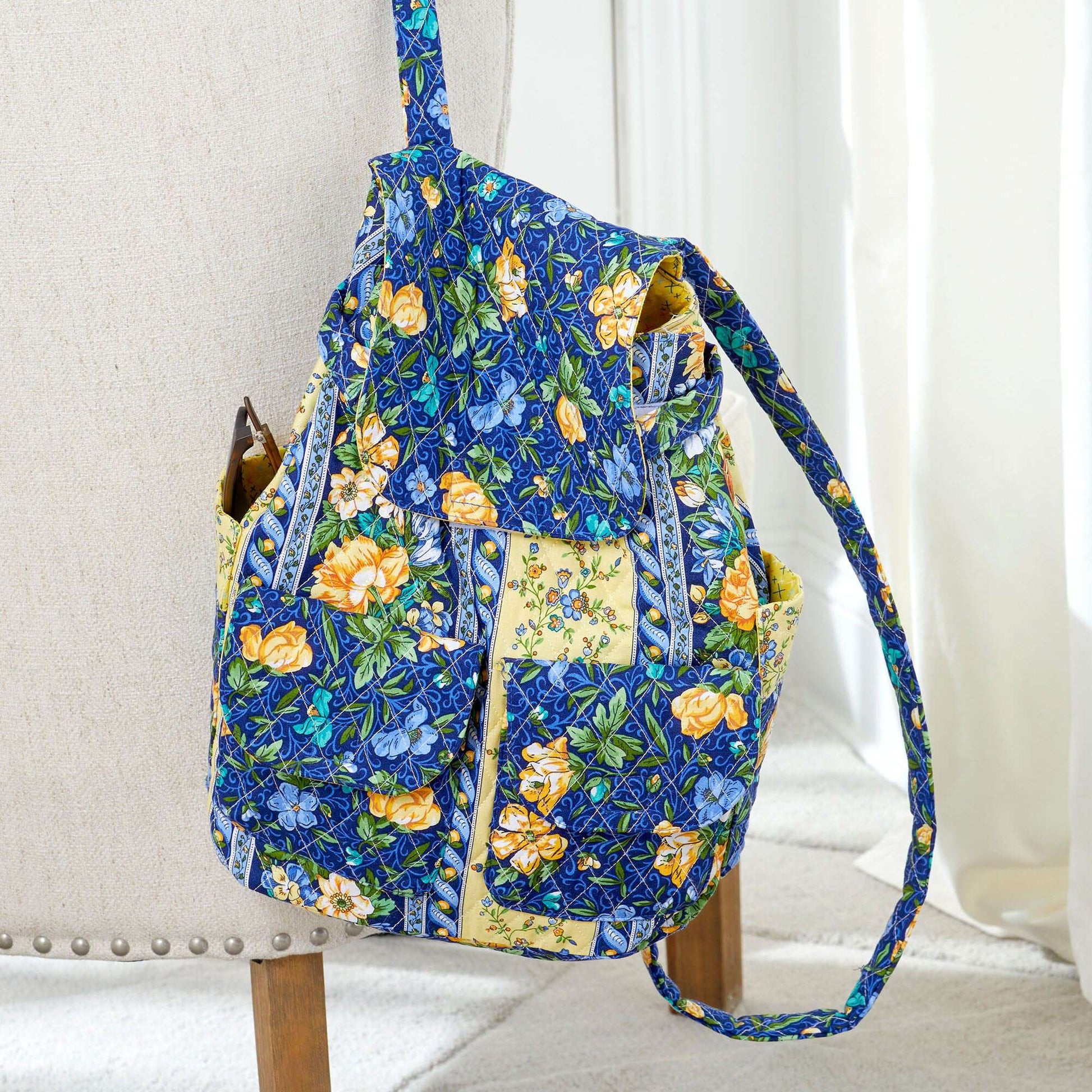 Coats & Clark Sewing Floral Backpack