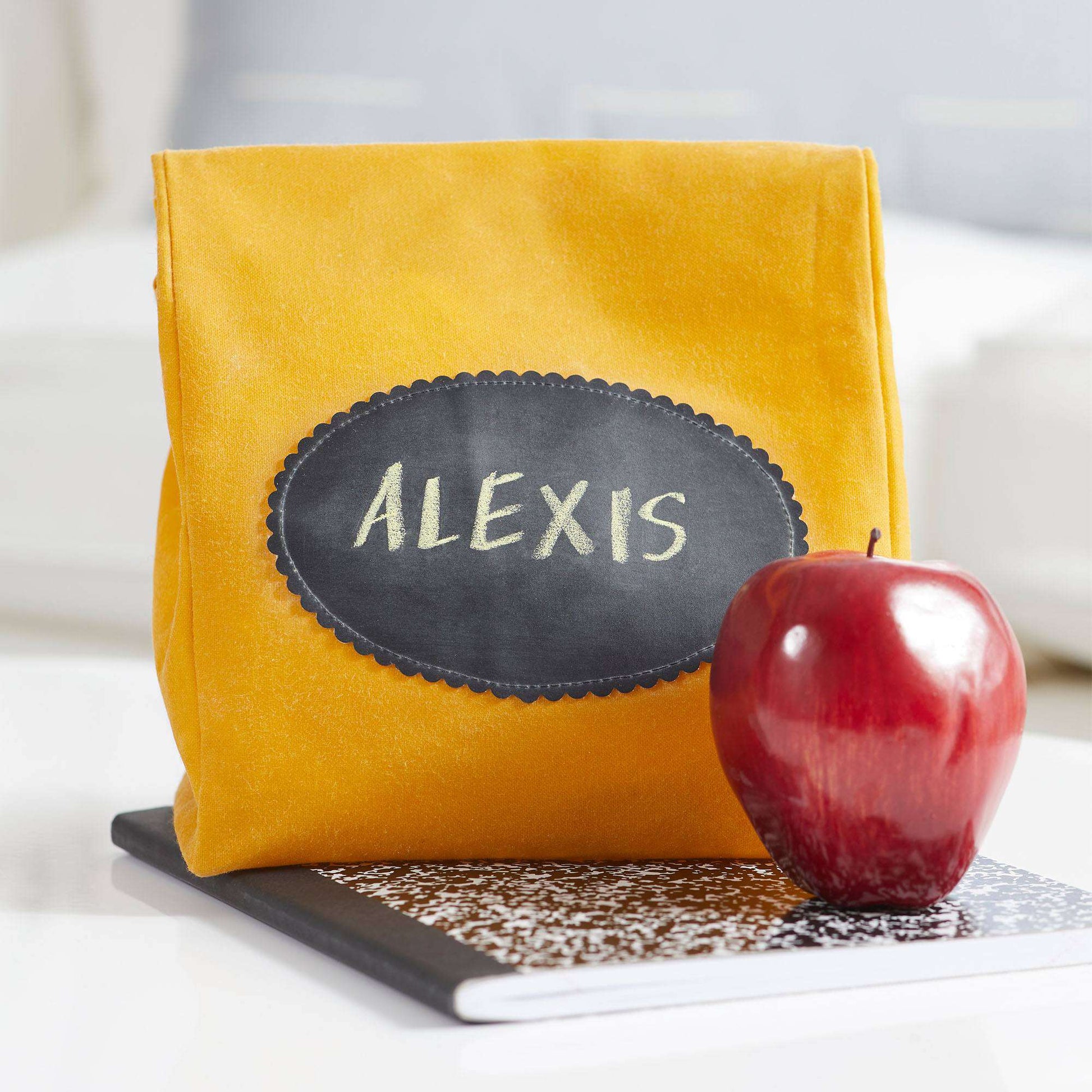 Coats & Clark Sewing Roll Top Personalized Lunch Bag