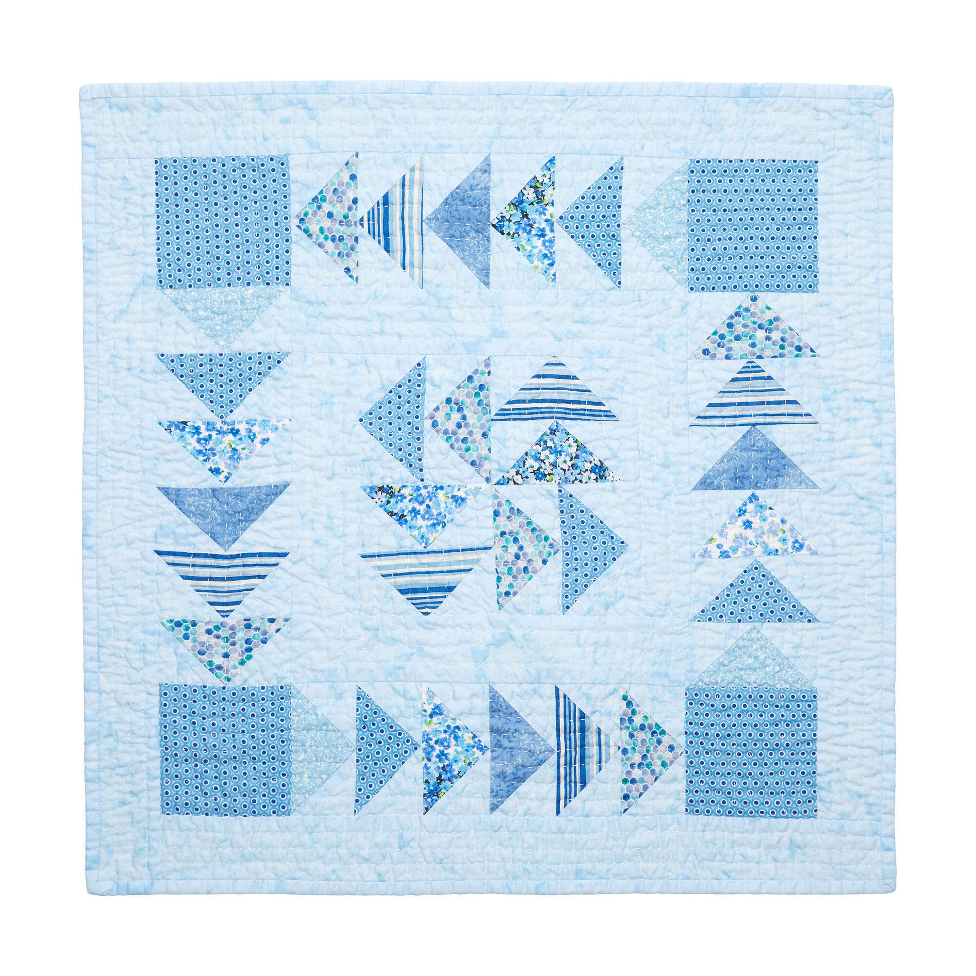 Coats & Clark Sewing Blue Geese Quilt