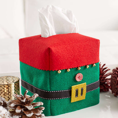 Coats & Clark Sewing Elf Tissue Box Cover Single Size