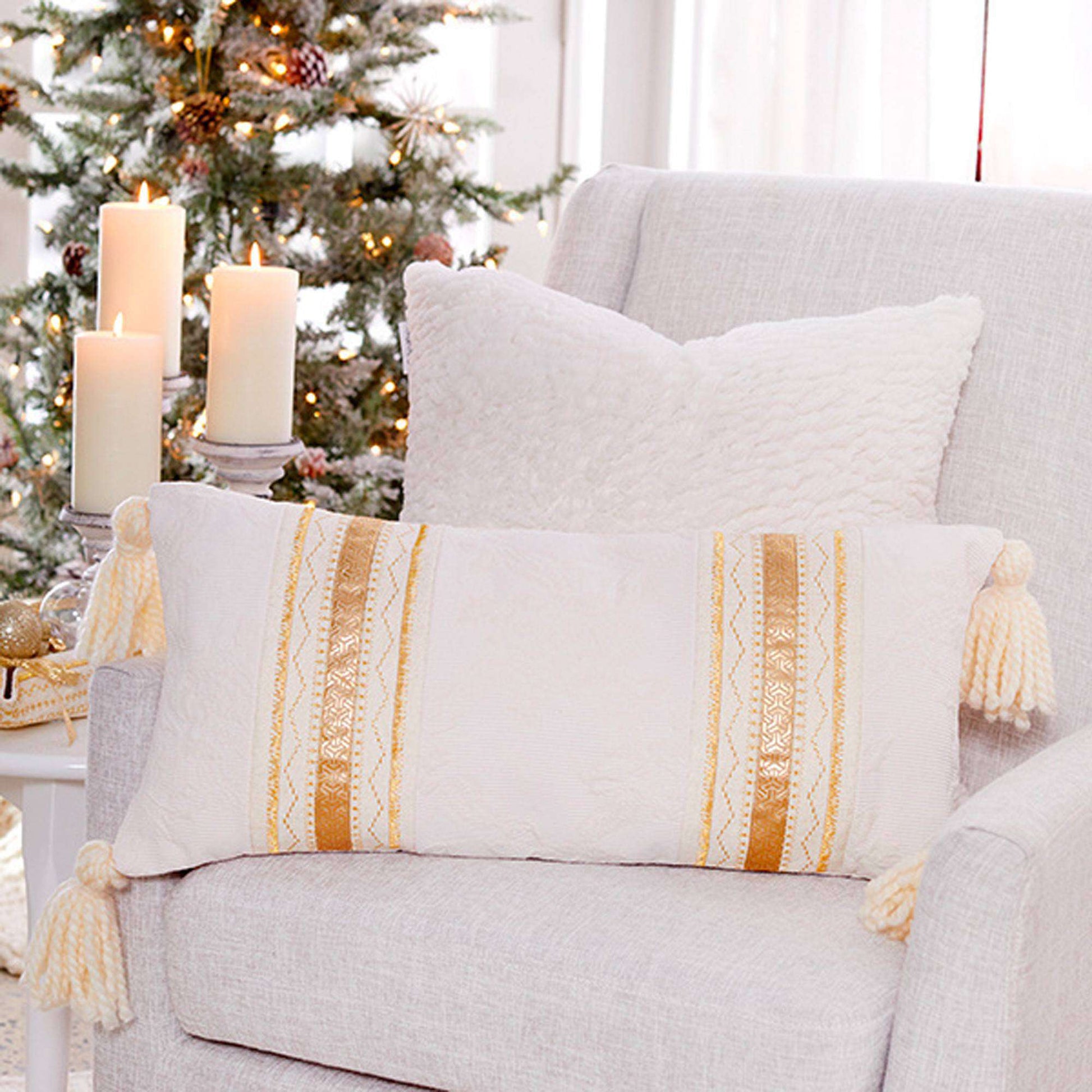 Free Coats & Clark Sewing Golden Accents Pillow Pattern