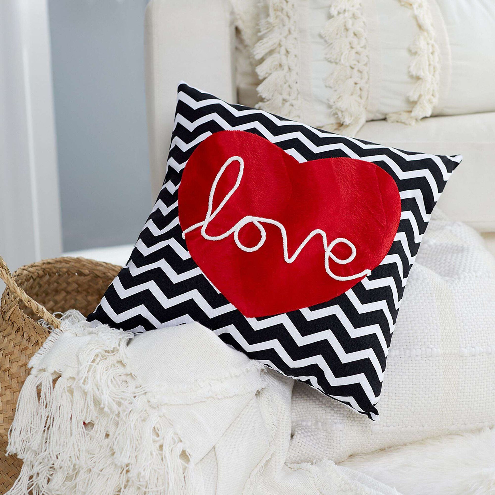 Coats & Clark Sewing Love Pillow