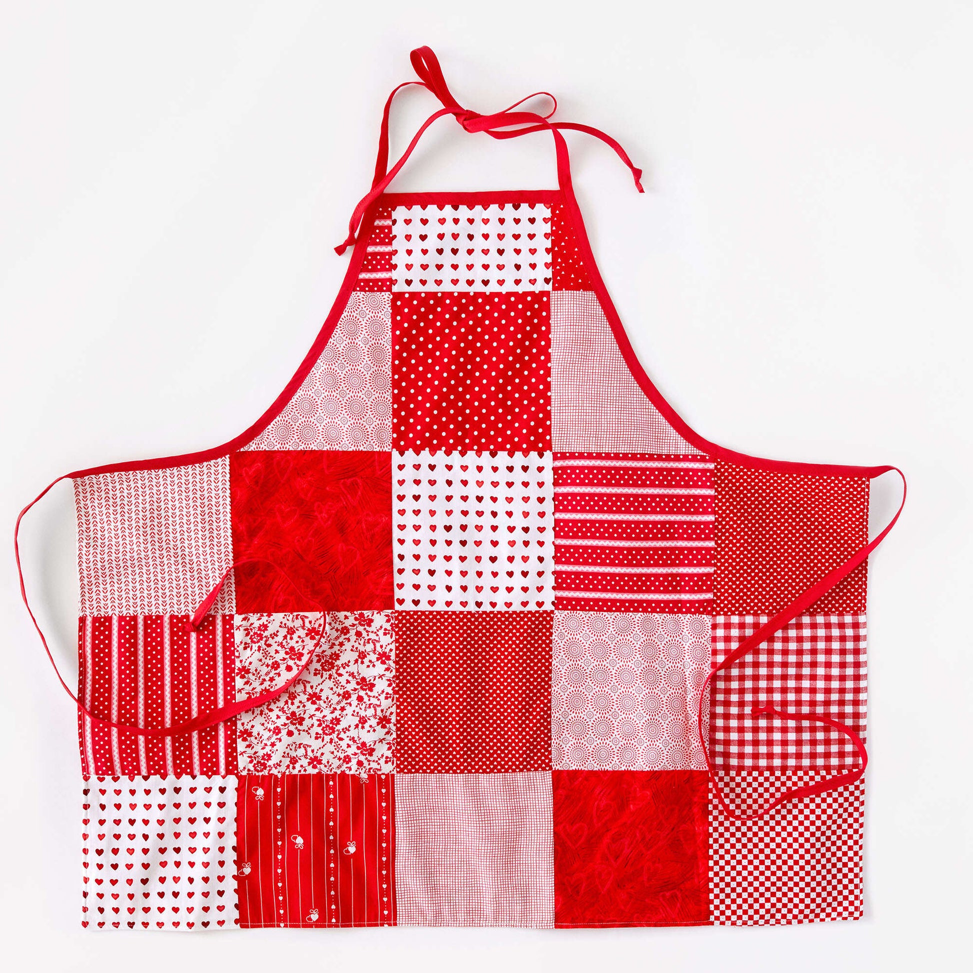 PrettyCat fabric kitchen apron with pocket (59.02.21) - Art From Italy