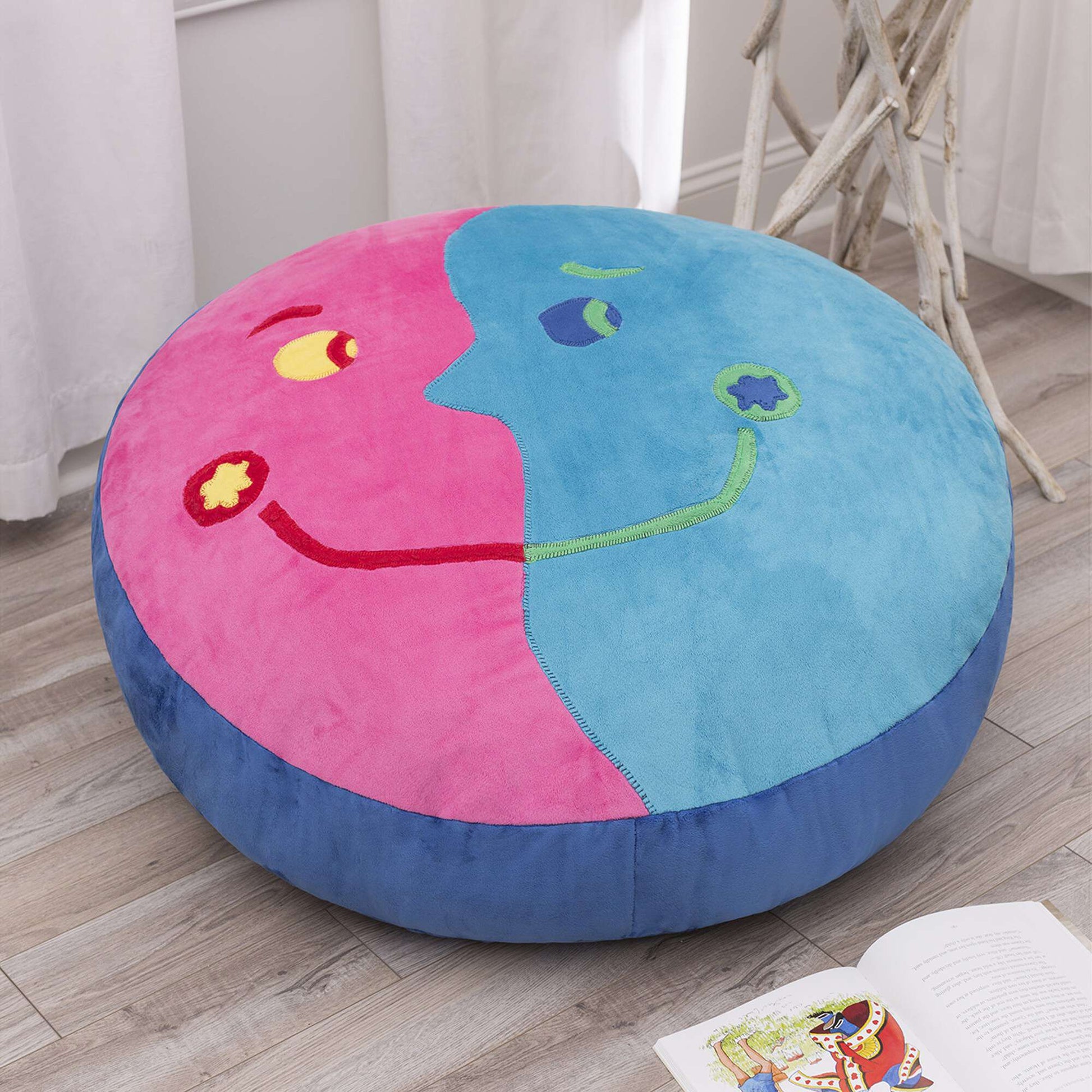 Coats & Clark Sewing Sun/Moon Floor Pillow