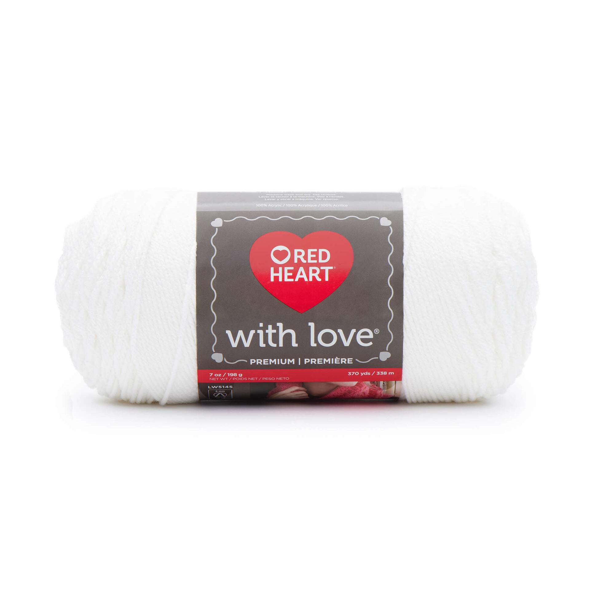 Red Heart With Love Yarn-Blue Hawaii-#4 Worsted 7 oz 370 yds Made