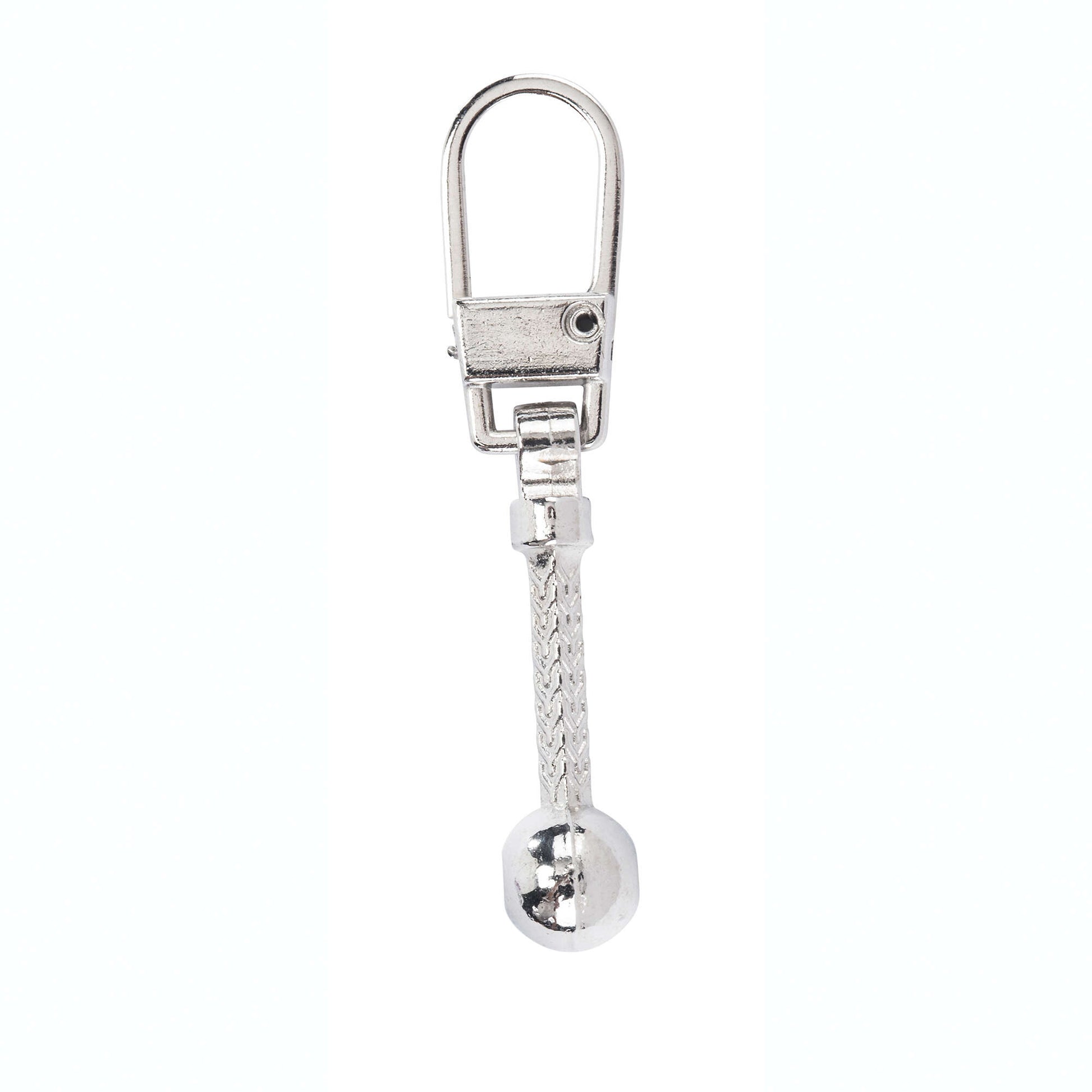 Sterling Silver Plain Key Chain - Cufflinks Depot