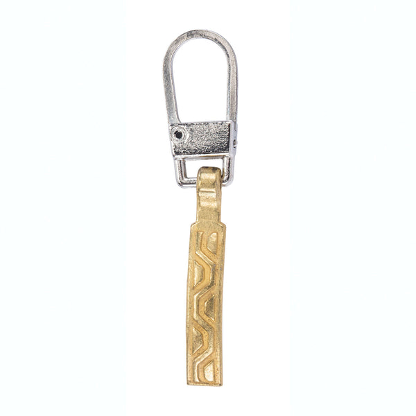 100 Leather Zipper Pull Embossed Logo Leather Zipper Pull 