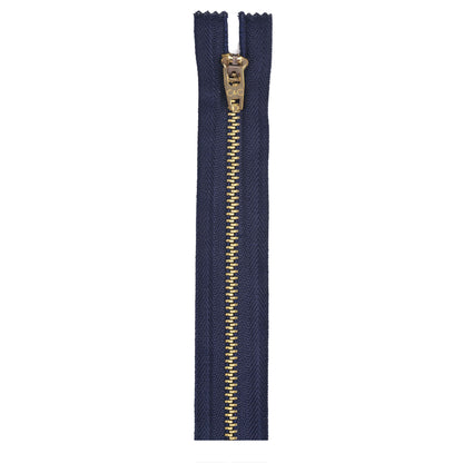 Coats & Clark Brass Jeans Zippers 6"